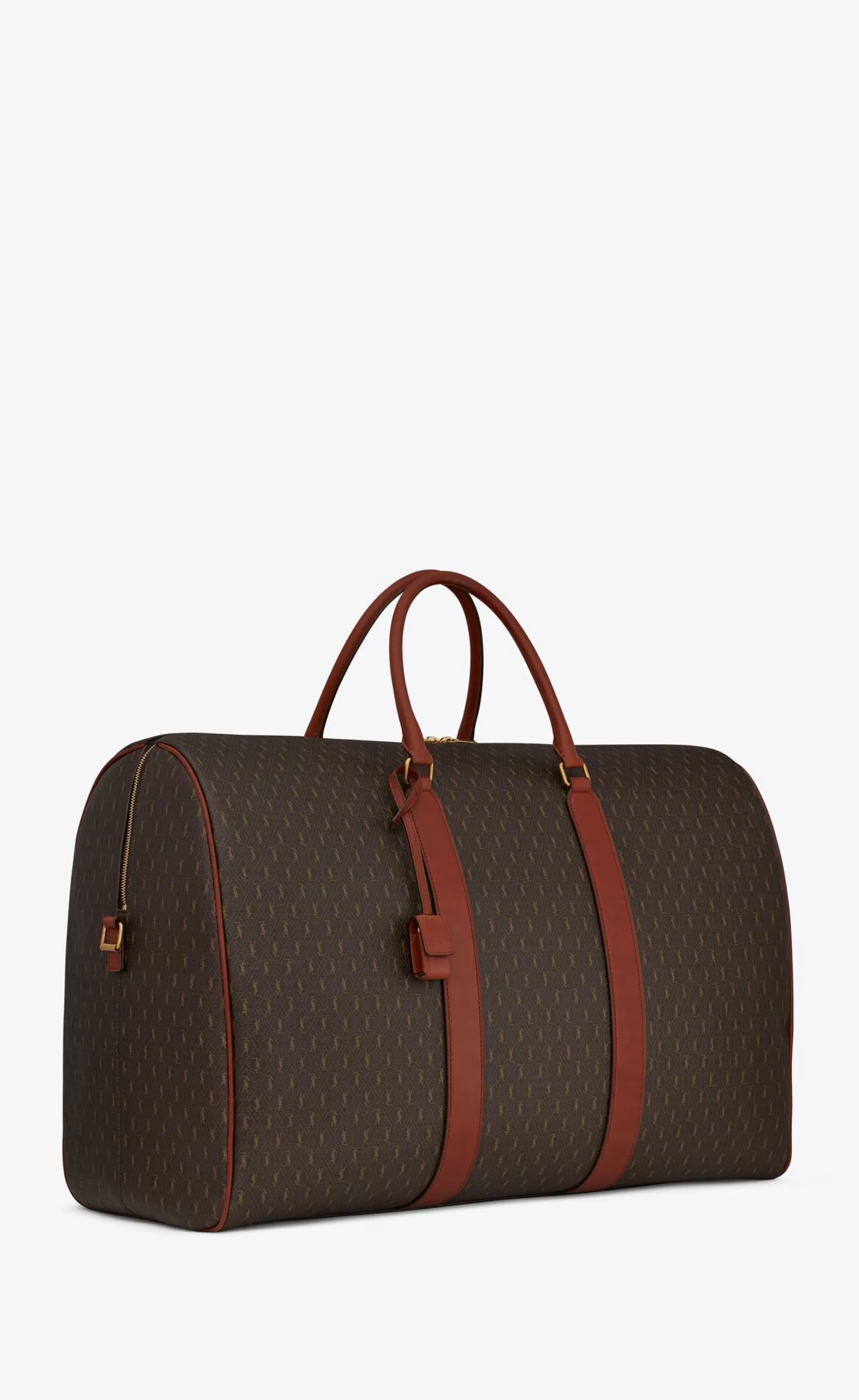 Saint Laurent TRAVEL BAGS^LE MONOGRAMME 72H DUFFLE IN CASSANDRE CANVAS AND SMOOTH LEATHER | | YSL.com