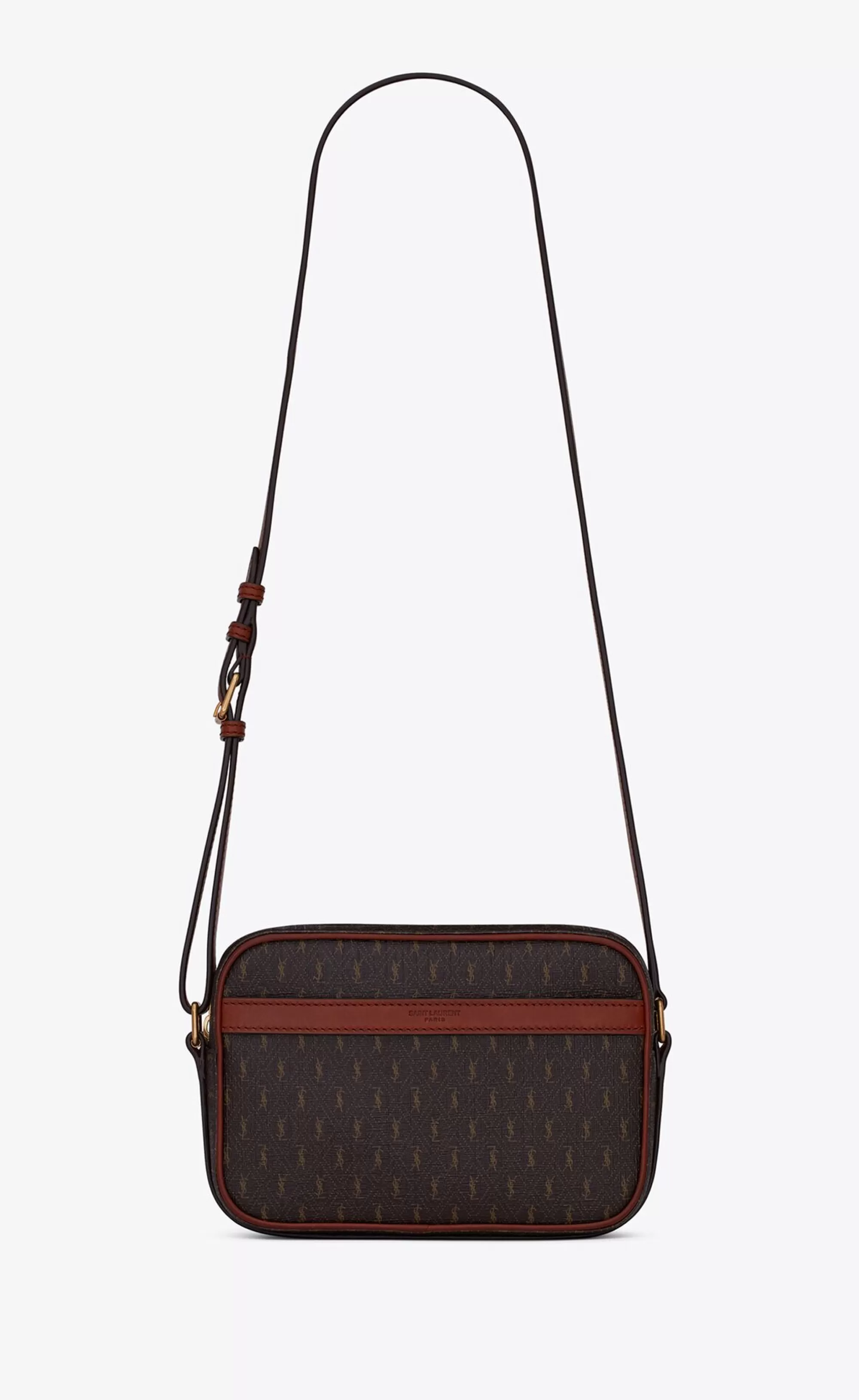 Saint Laurent MESSENGERS^LE MONOGRAMME CAMERA BAG IN CASSANDRE CANVAS AND SMOOTH LEATHER | | YSL.com