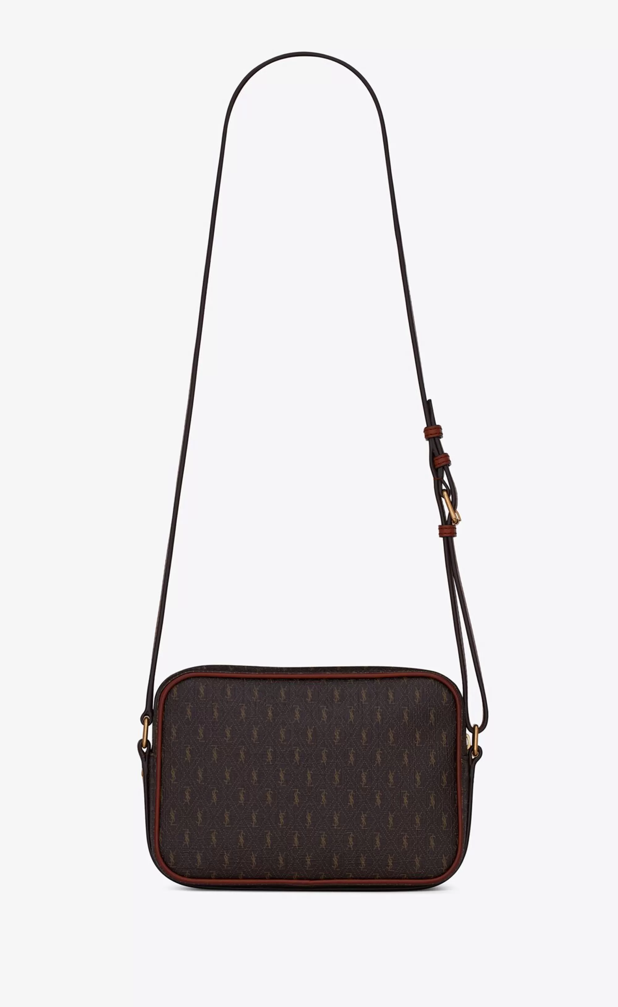 Saint Laurent MESSENGERS^LE MONOGRAMME CAMERA BAG IN CASSANDRE CANVAS AND SMOOTH LEATHER | | YSL.com