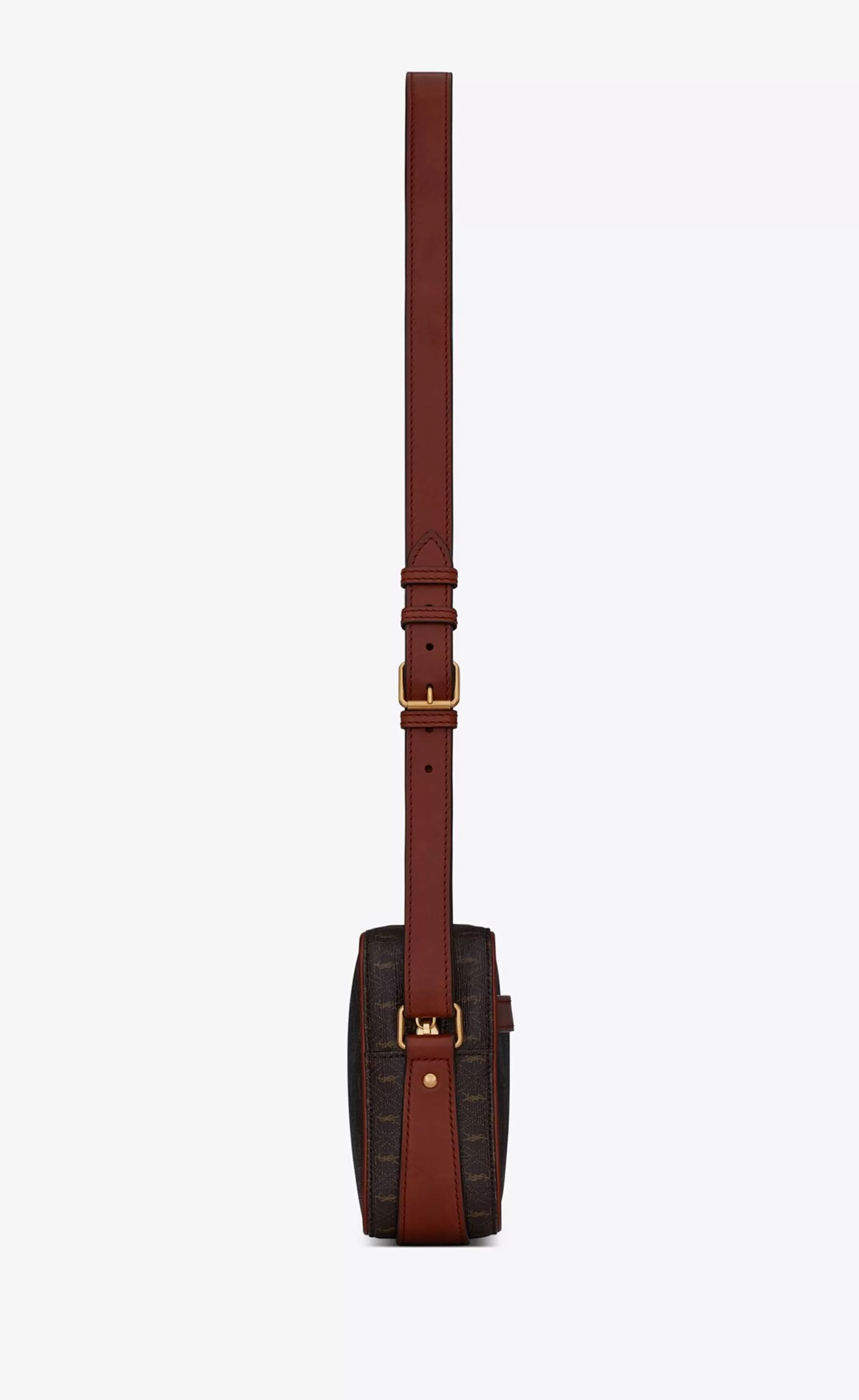 Saint Laurent MESSENGERS^LE MONOGRAMME CAMERA BAG IN CASSANDRE CANVAS AND SMOOTH LEATHER | | YSL.com