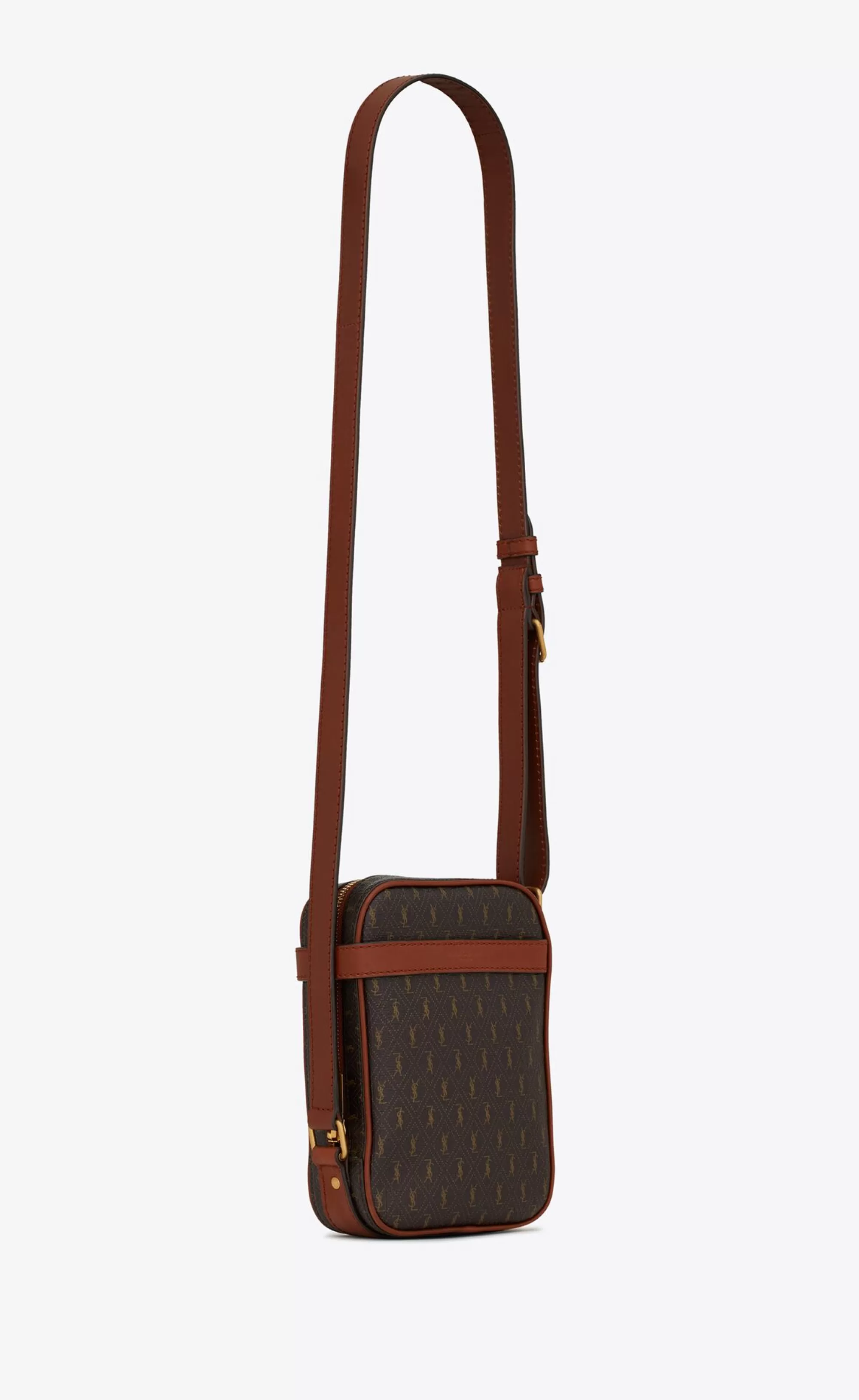 Saint Laurent OTHER ACCESSORIES | MESSENGERS^Le MONOGRAMME Crossbody Pouch In CASSANDRE Canvas And Smooth Leather | | YSL.com