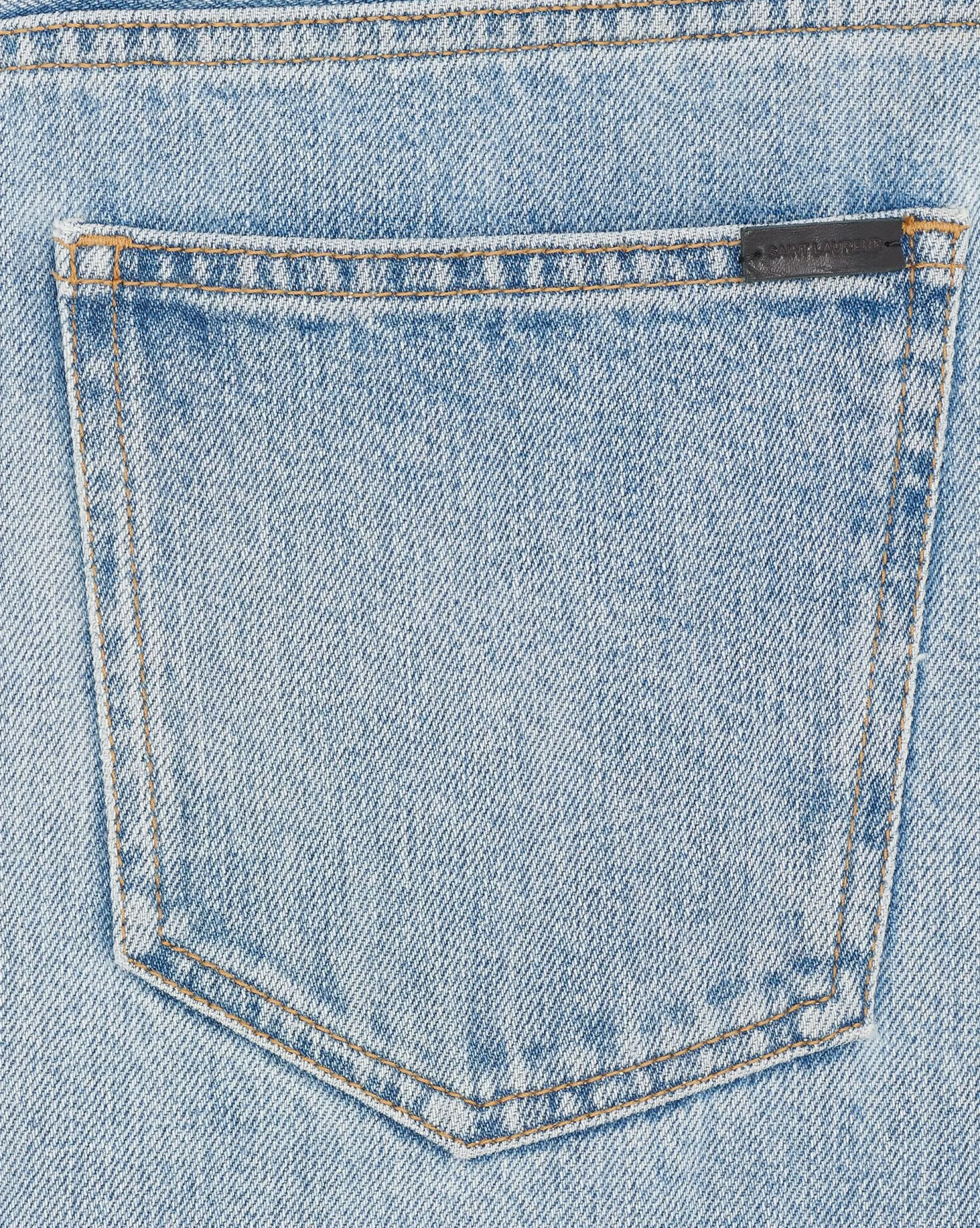 Women Saint Laurent Denim^Long Baggy Jeans In Denim | | YSL.com