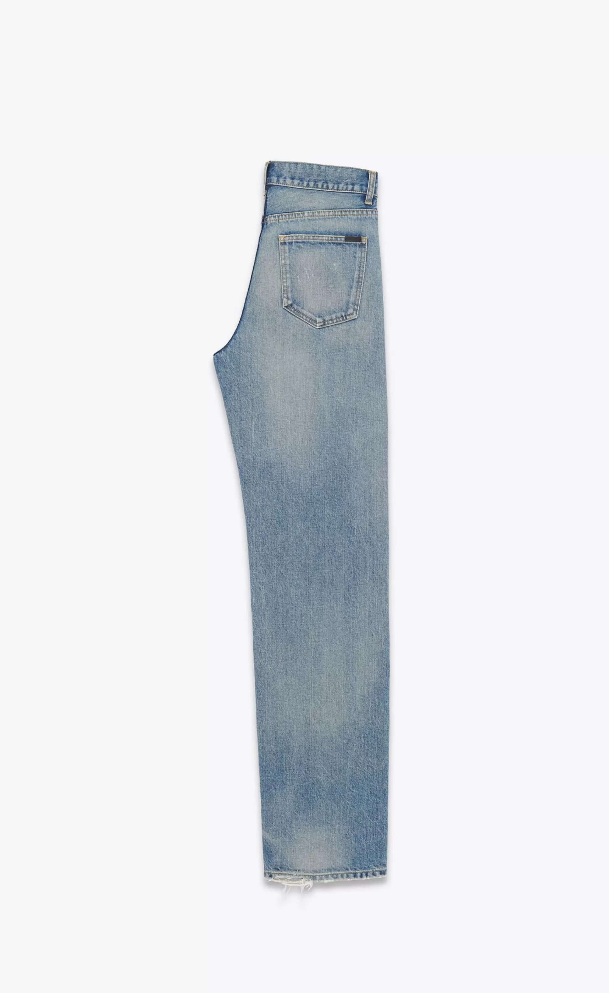 Saint Laurent ALL READY TO WEAR | DENIM^Long Baggy Jeans In Denim | | YSL.com