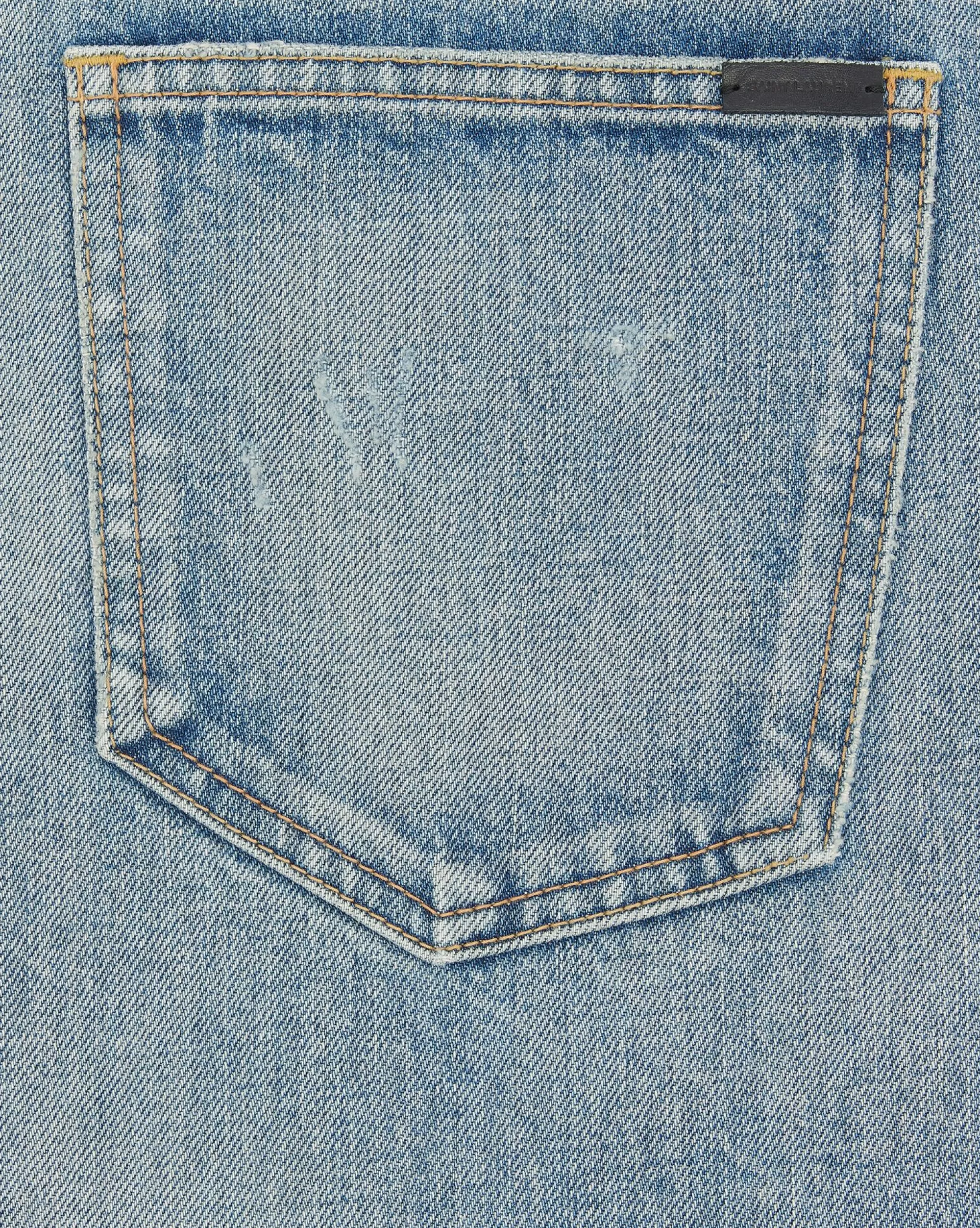 Saint Laurent ALL READY TO WEAR | DENIM^Long Baggy Jeans In Denim | | YSL.com