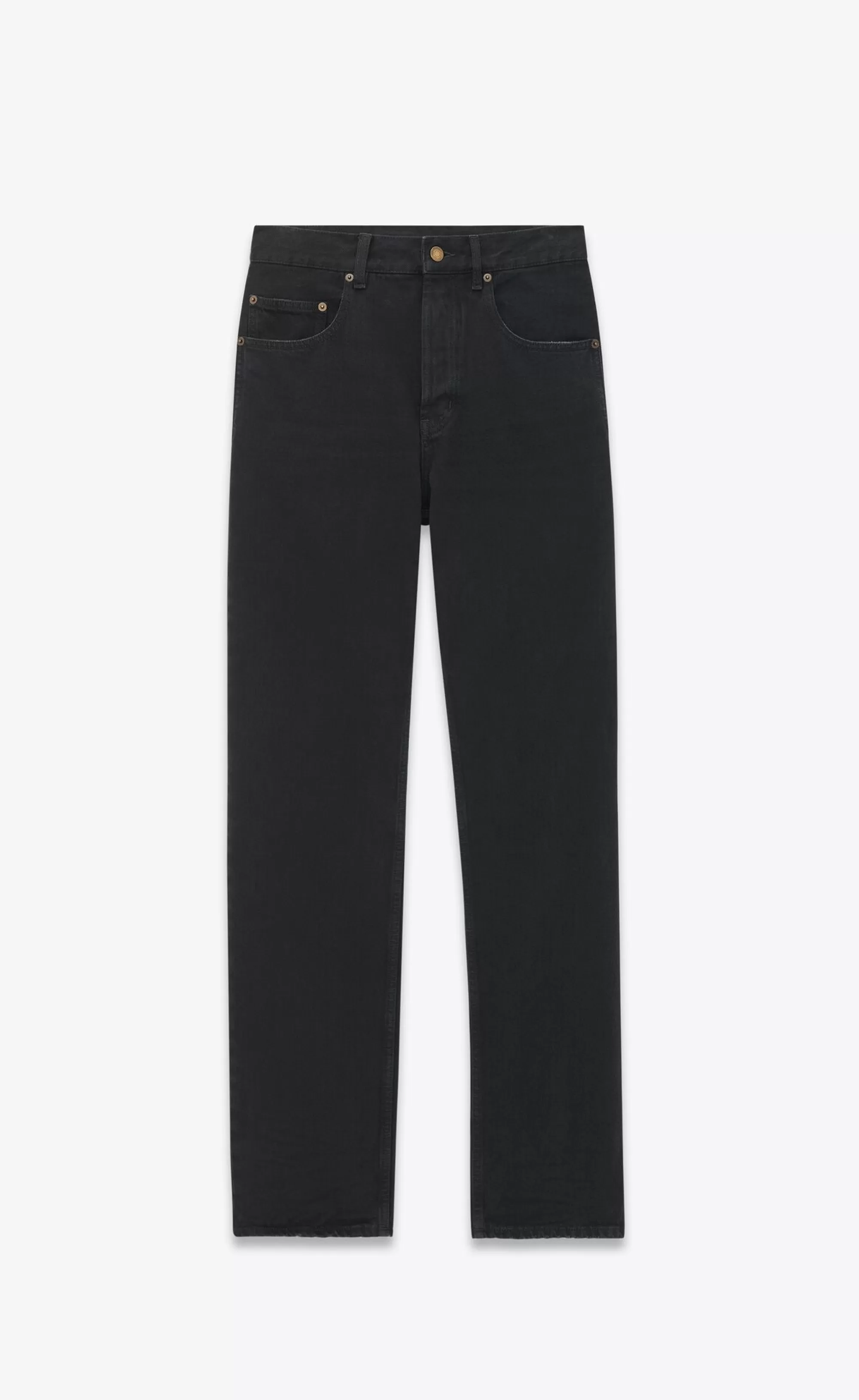 Saint Laurent ALL READY TO WEAR | DENIM^Long Extreme Baggy Jeans In Carbon Denim | | YSL.com