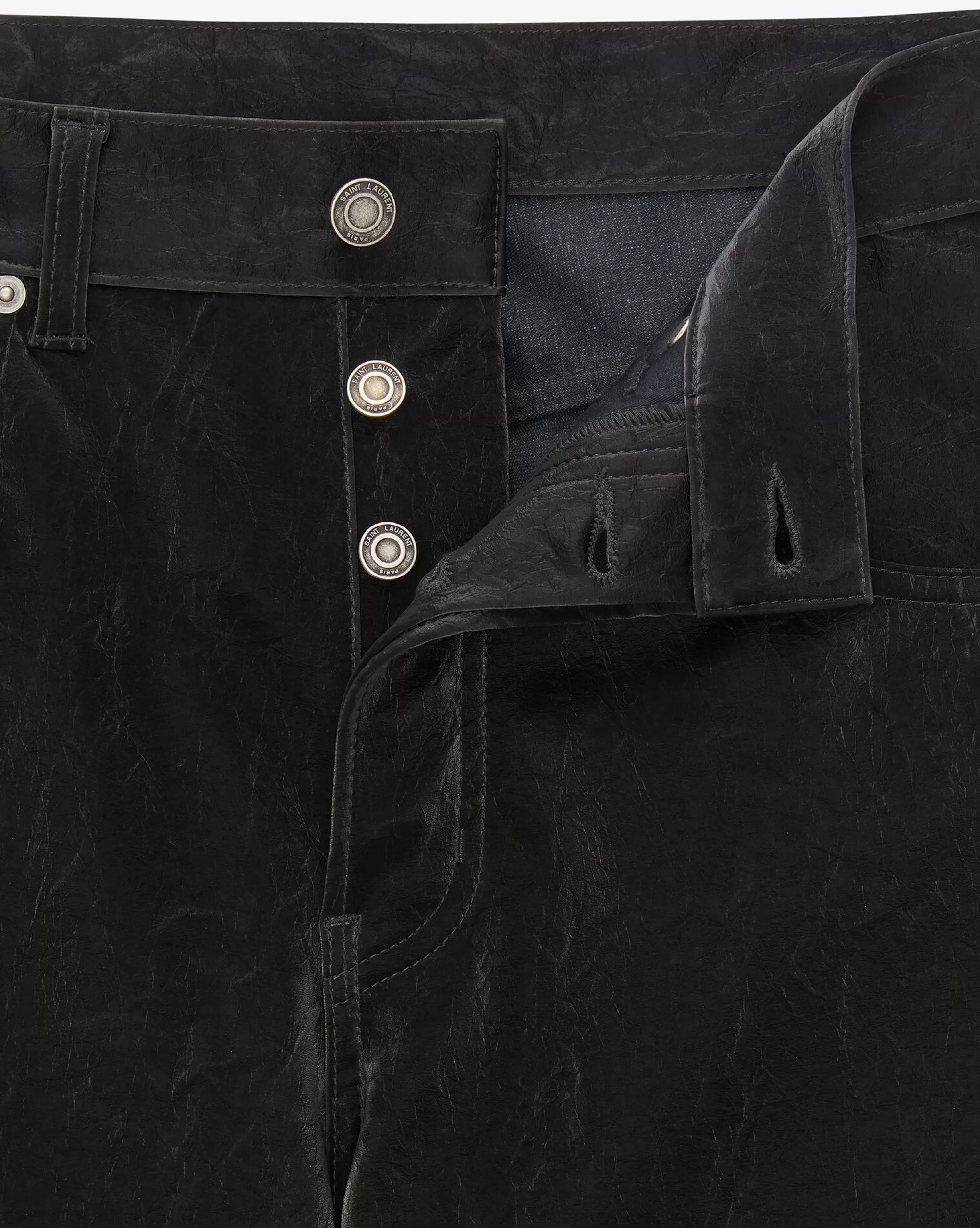 Women Saint Laurent Denim^Long Extreme Baggy Jeans In Denim | | YSL.com