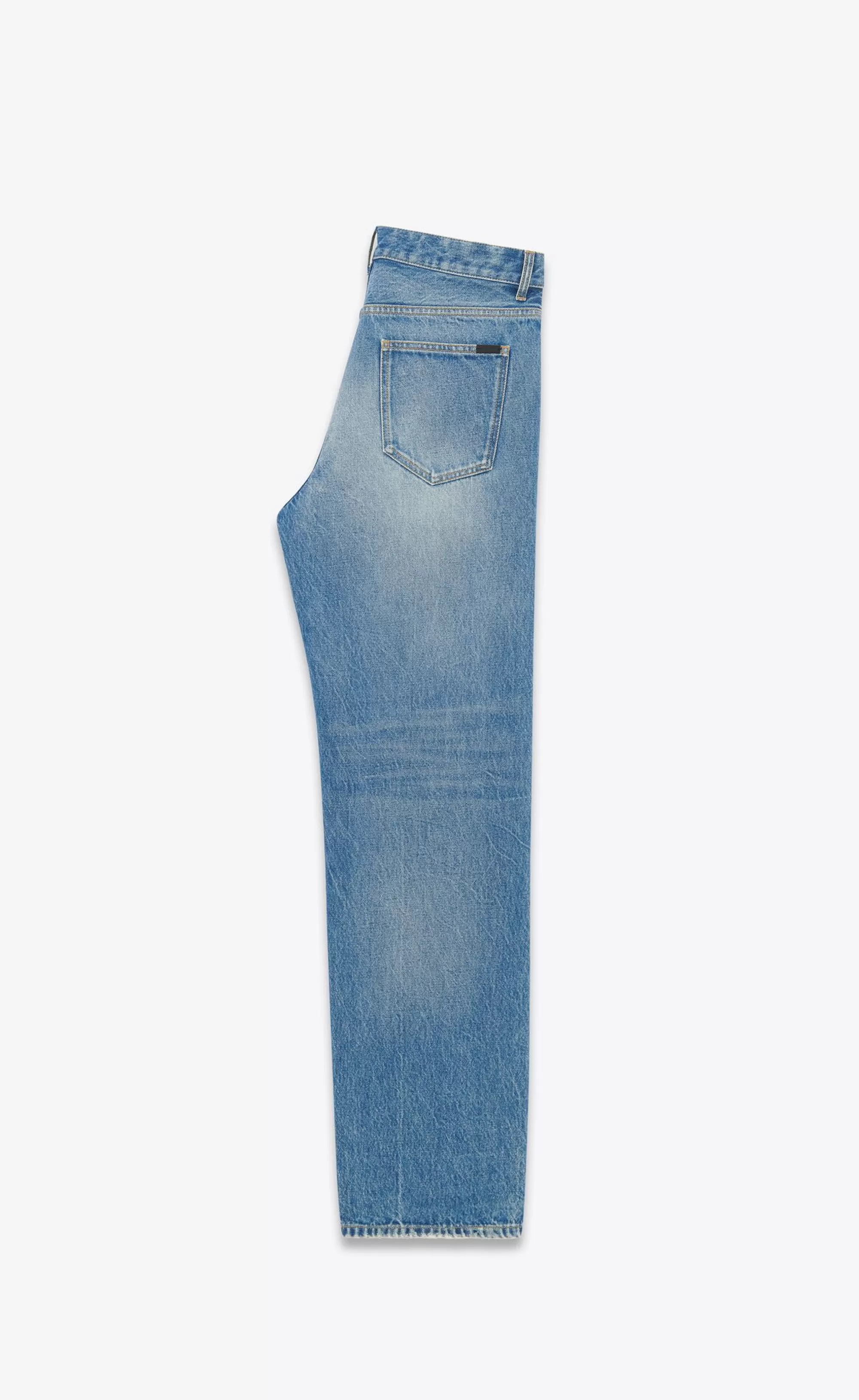 Saint Laurent ALL READY TO WEAR | DENIM^Long Extreme Baggy Jeans In Denim | | YSL.com