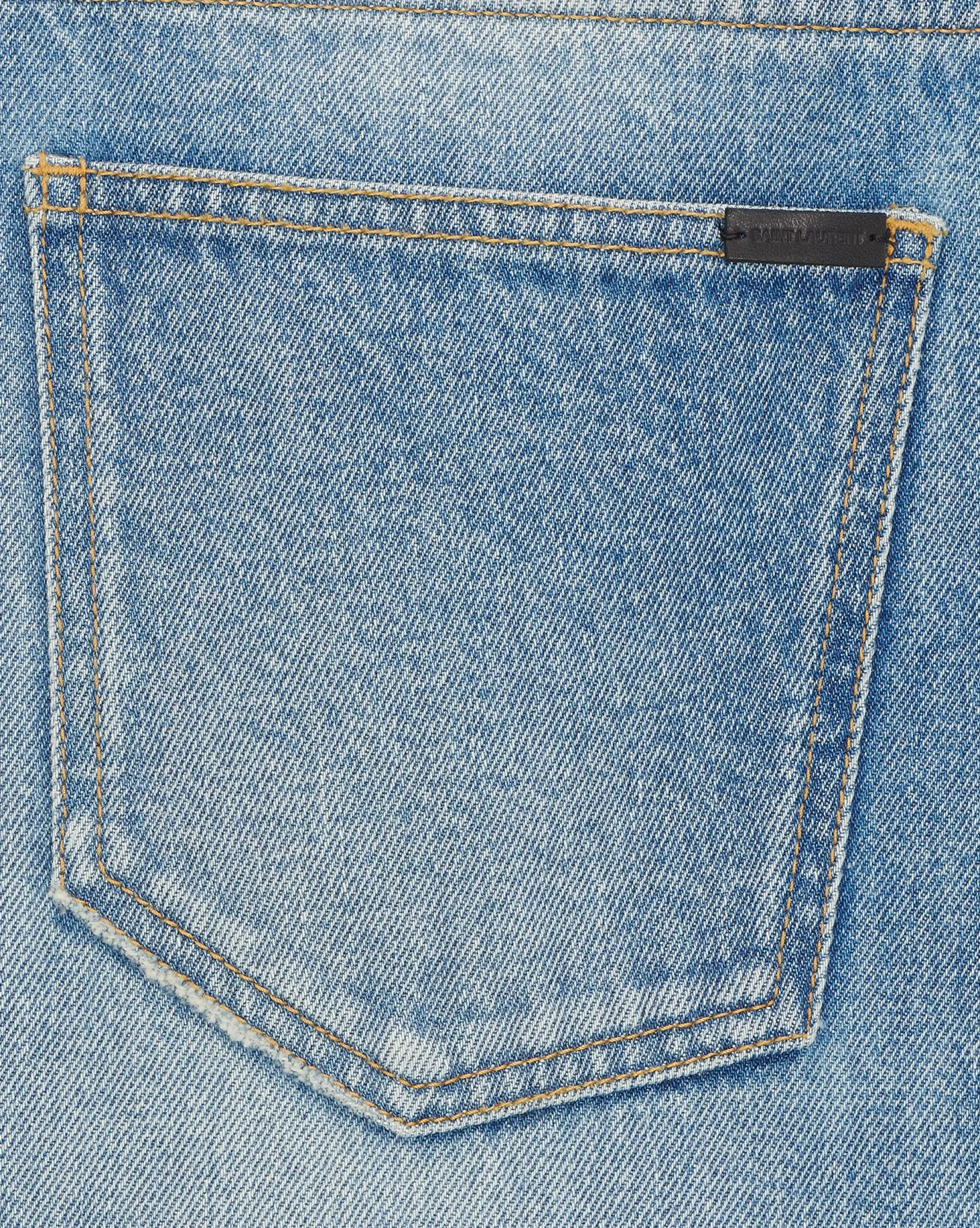 Women Saint Laurent Denim^Long Extreme Baggy Jeans In Denim | | YSL.com