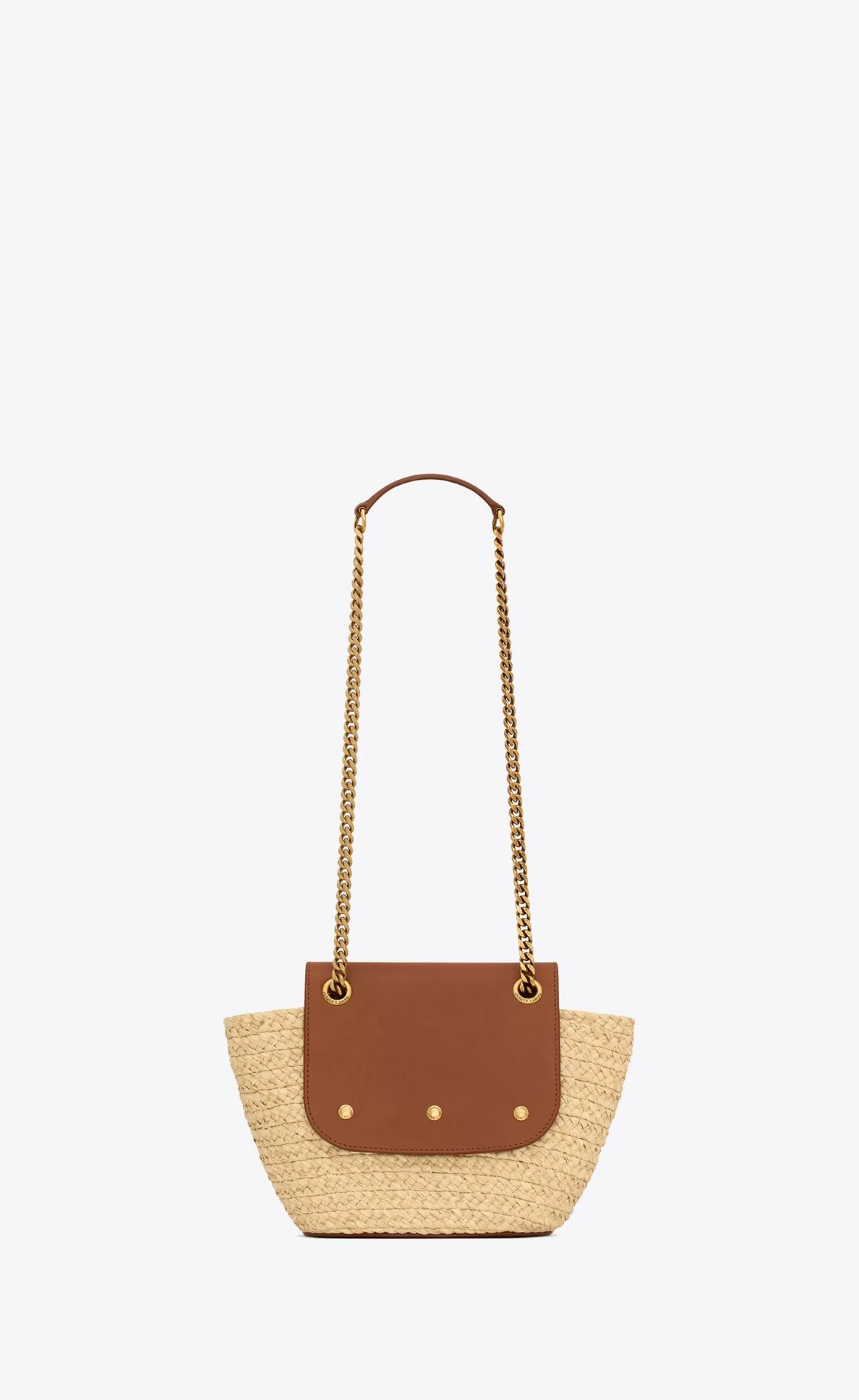 Women Saint Laurent TOTES AND SHOPPINGS | MINI BAGS^Mini Manon In Raffia And Aged Vegetable-tanned Leather | | YSL.com