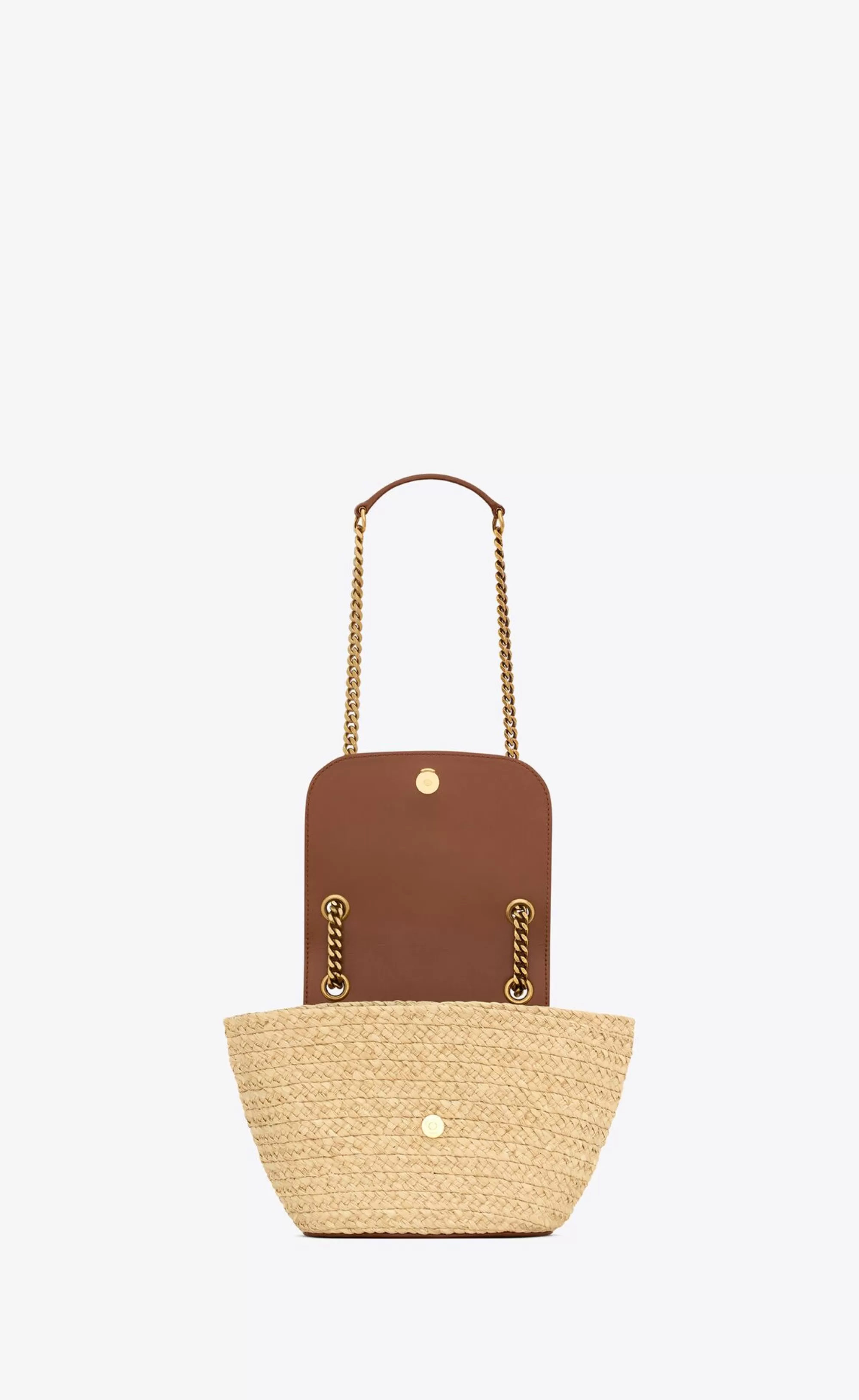 Women Saint Laurent TOTES AND SHOPPINGS | MINI BAGS^Mini Manon In Raffia And Aged Vegetable-tanned Leather | | YSL.com