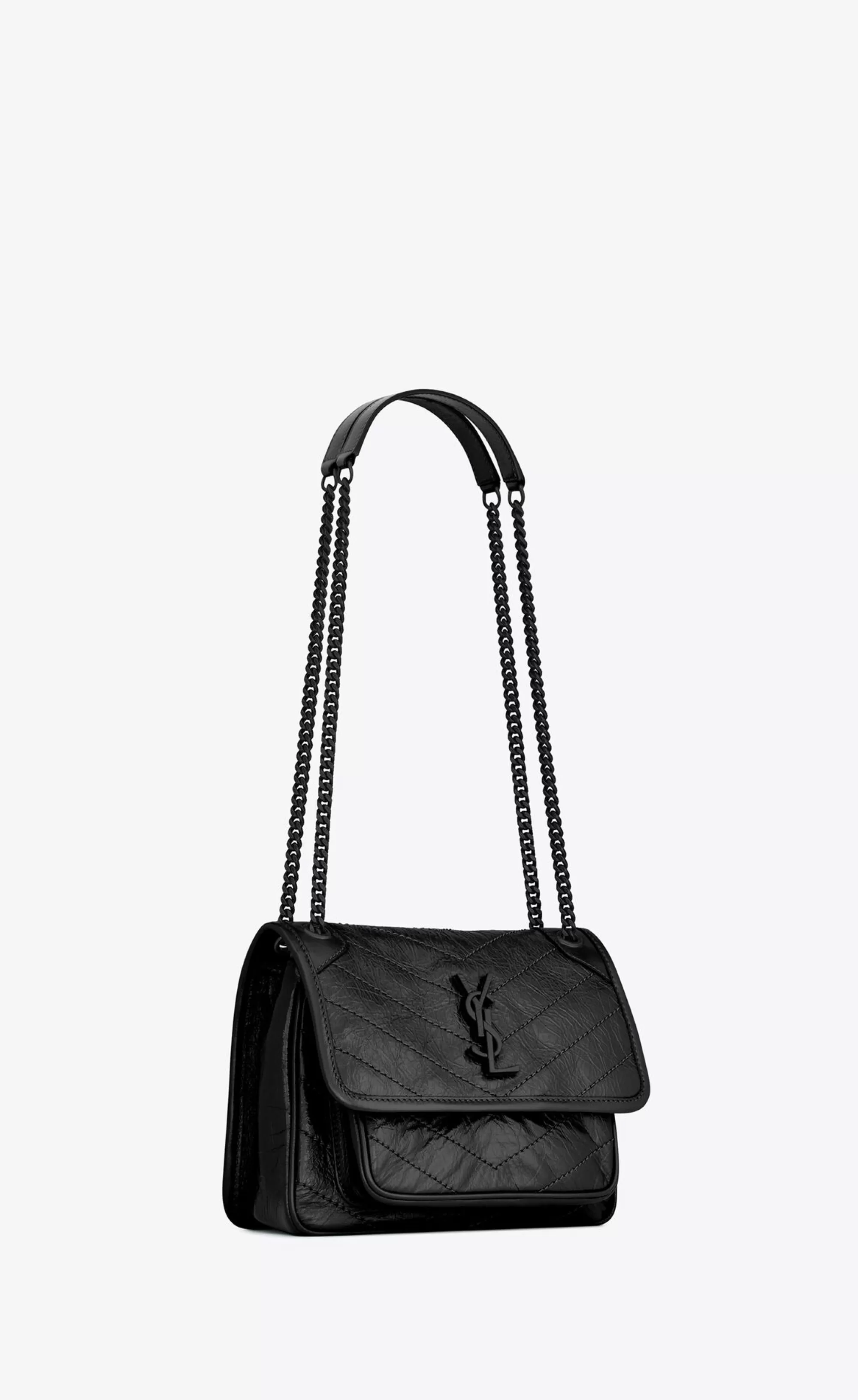 Women Saint Laurent SHOULDER BAGS | NIKI^NIKI BABY IN VINTAGE LEATHER | | YSL.com
