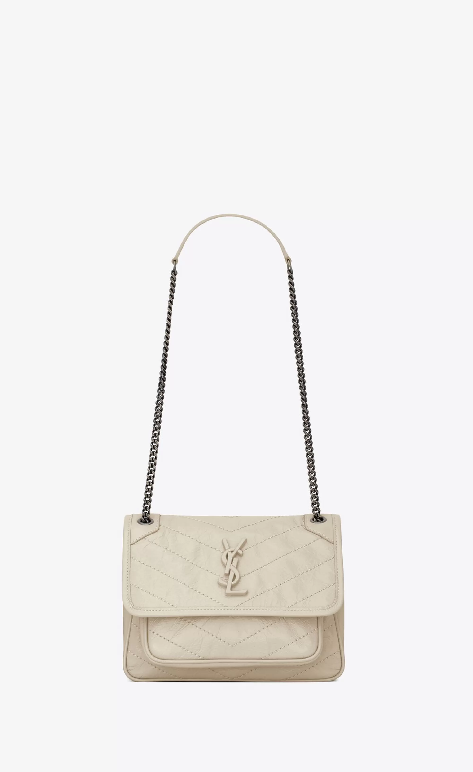 Women Saint Laurent SHOULDER BAGS | NIKI^NIKI BABY IN VINTAGE LEATHER | | YSL.com