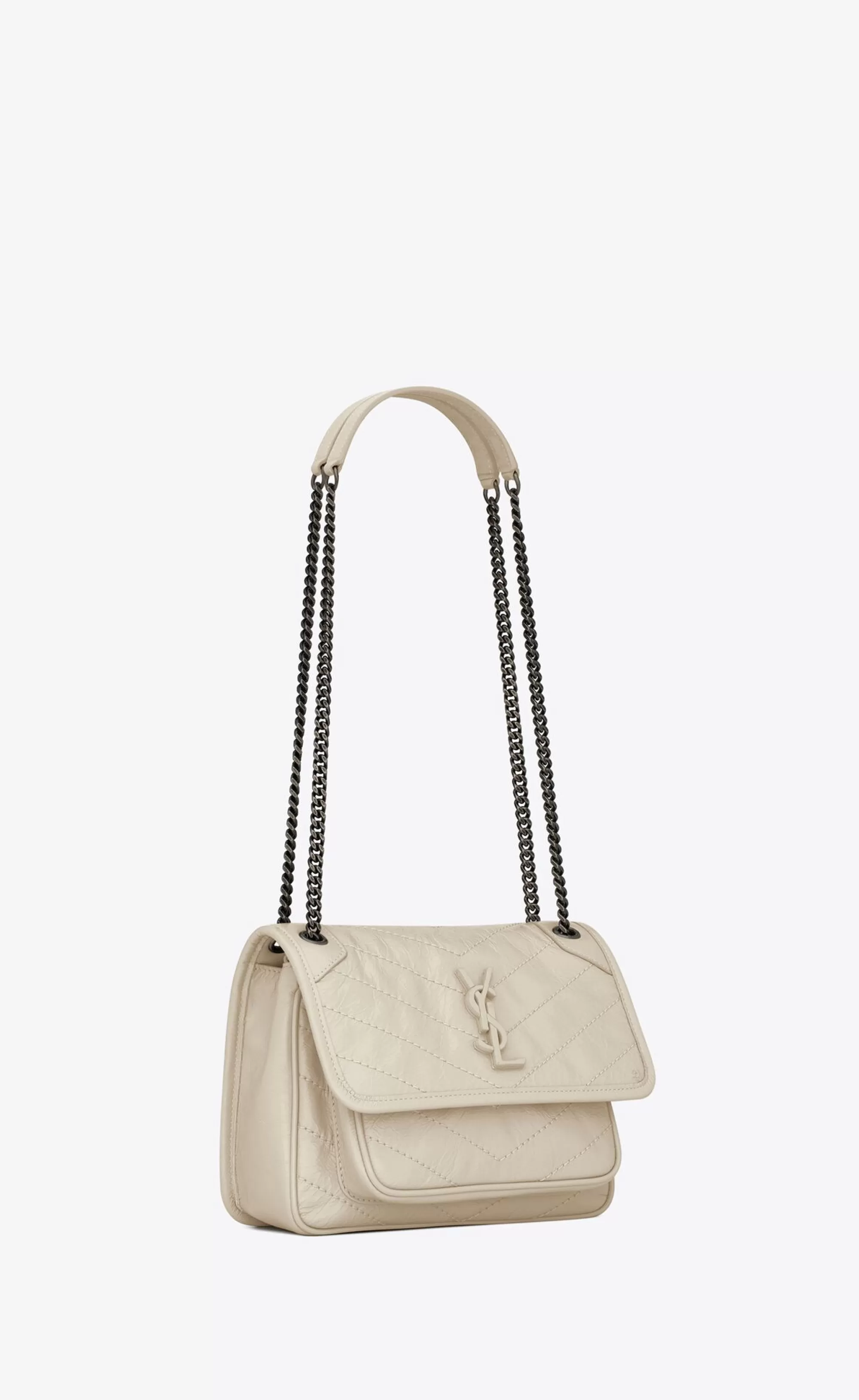 Women Saint Laurent SHOULDER BAGS | NIKI^NIKI BABY IN VINTAGE LEATHER | | YSL.com