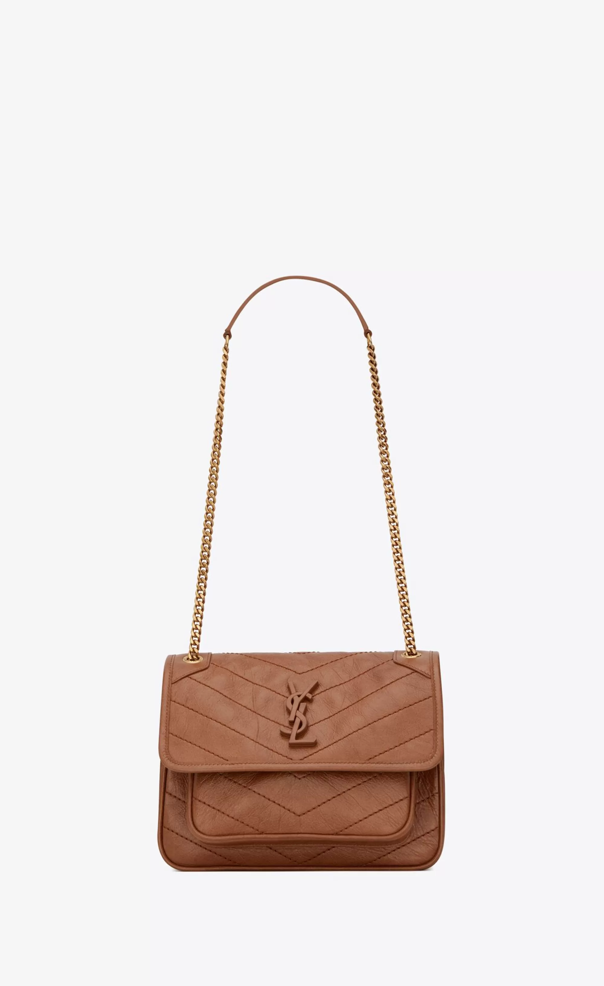 Women Saint Laurent SHOULDER BAGS^NIKI BABY IN VINTAGE LEATHER | | YSL.com