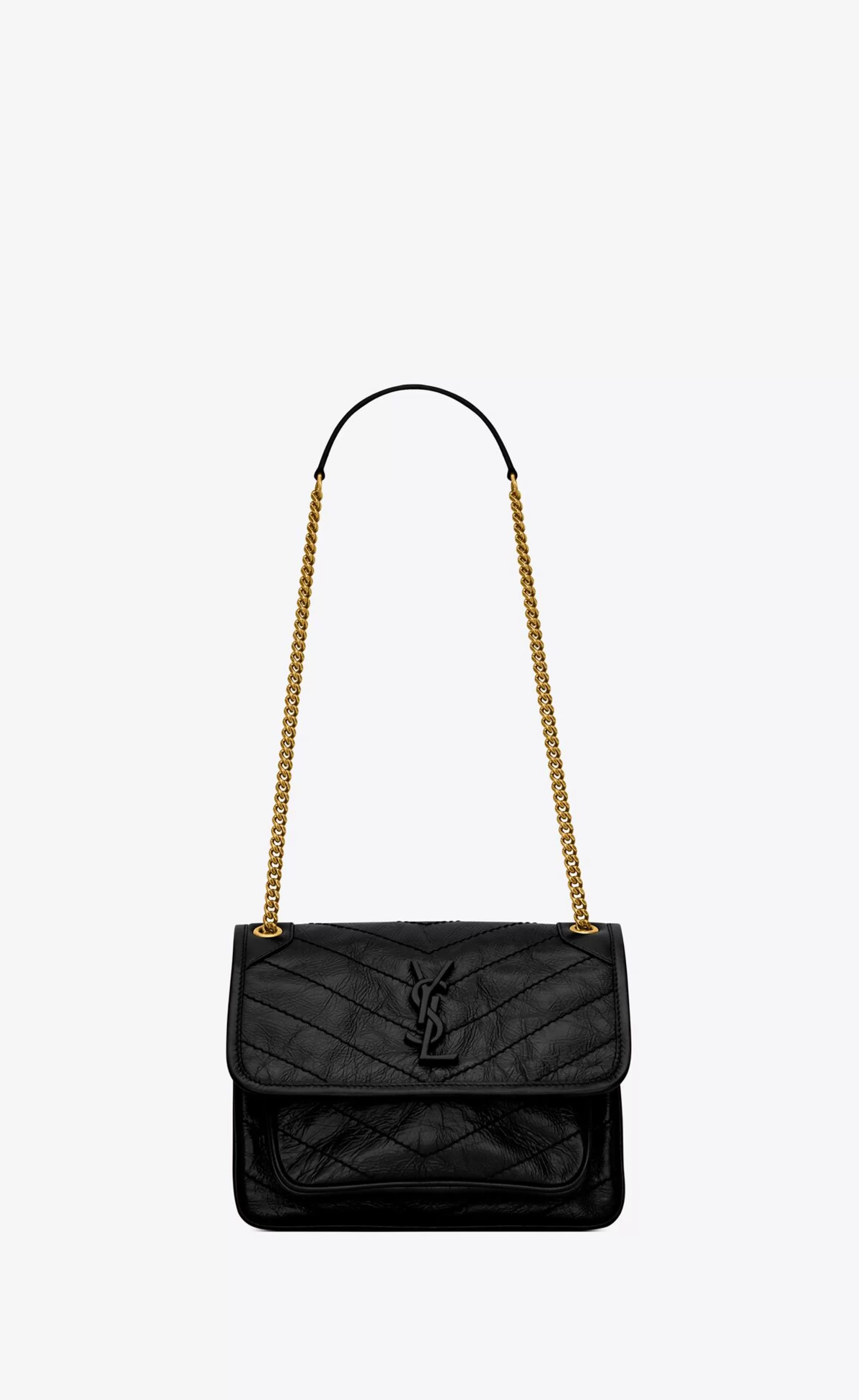 Women Saint Laurent SHOULDER BAGS | NIKI^NIKI BABY IN VINTAGE LEATHER | | YSL.com