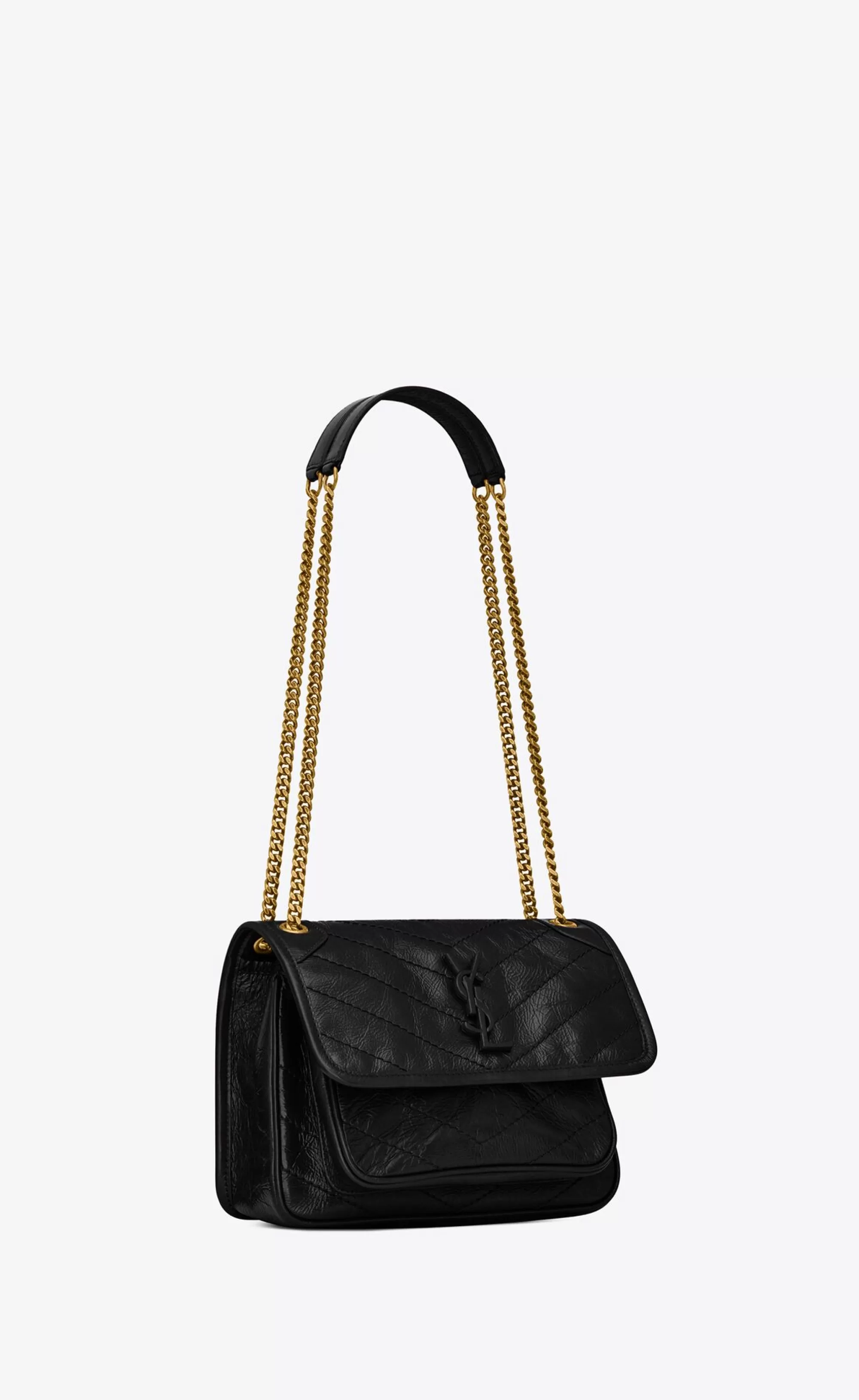 Women Saint Laurent SHOULDER BAGS | NIKI^NIKI BABY IN VINTAGE LEATHER | | YSL.com