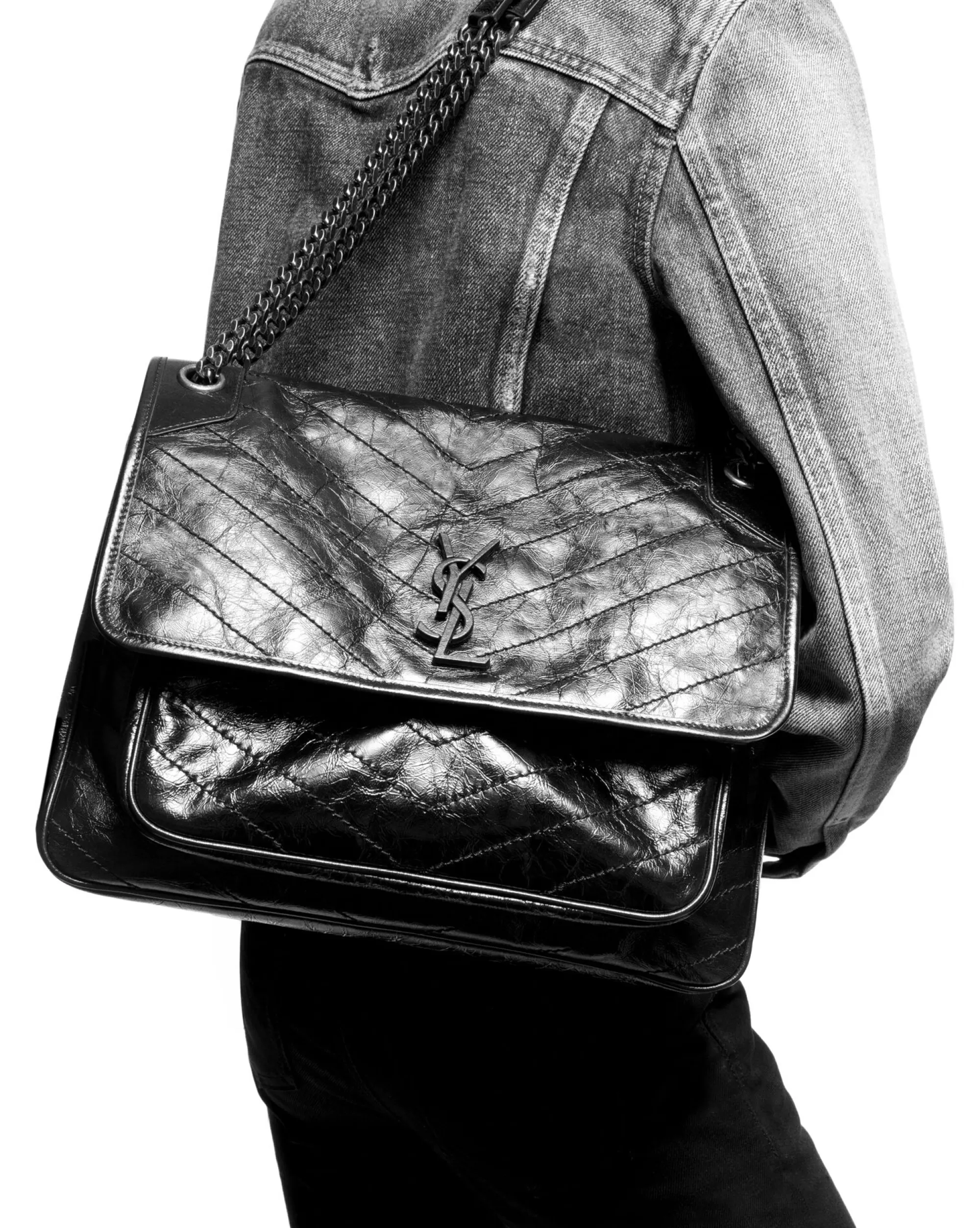 Women Saint Laurent NIKI^NIKI LARGE IN VINTAGE LEATHER | | YSL.com