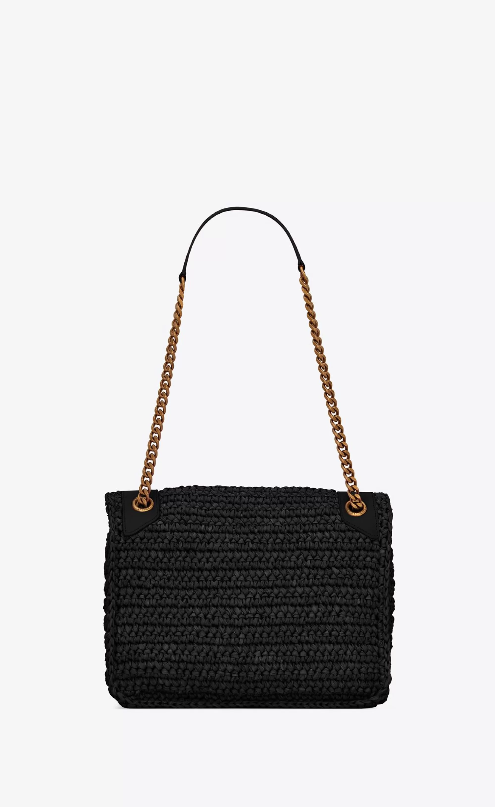 Women Saint Laurent SHOULDER BAGS | SHOULDER BAGS^NIKI Medium CHAIN BAG In Raffia And Leather | | YSL.com