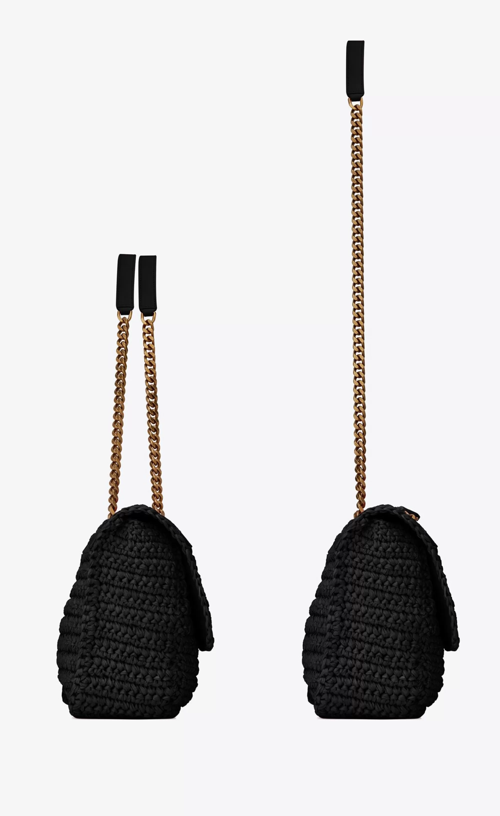Women Saint Laurent SHOULDER BAGS | SHOULDER BAGS^NIKI Medium CHAIN BAG In Raffia And Leather | | YSL.com