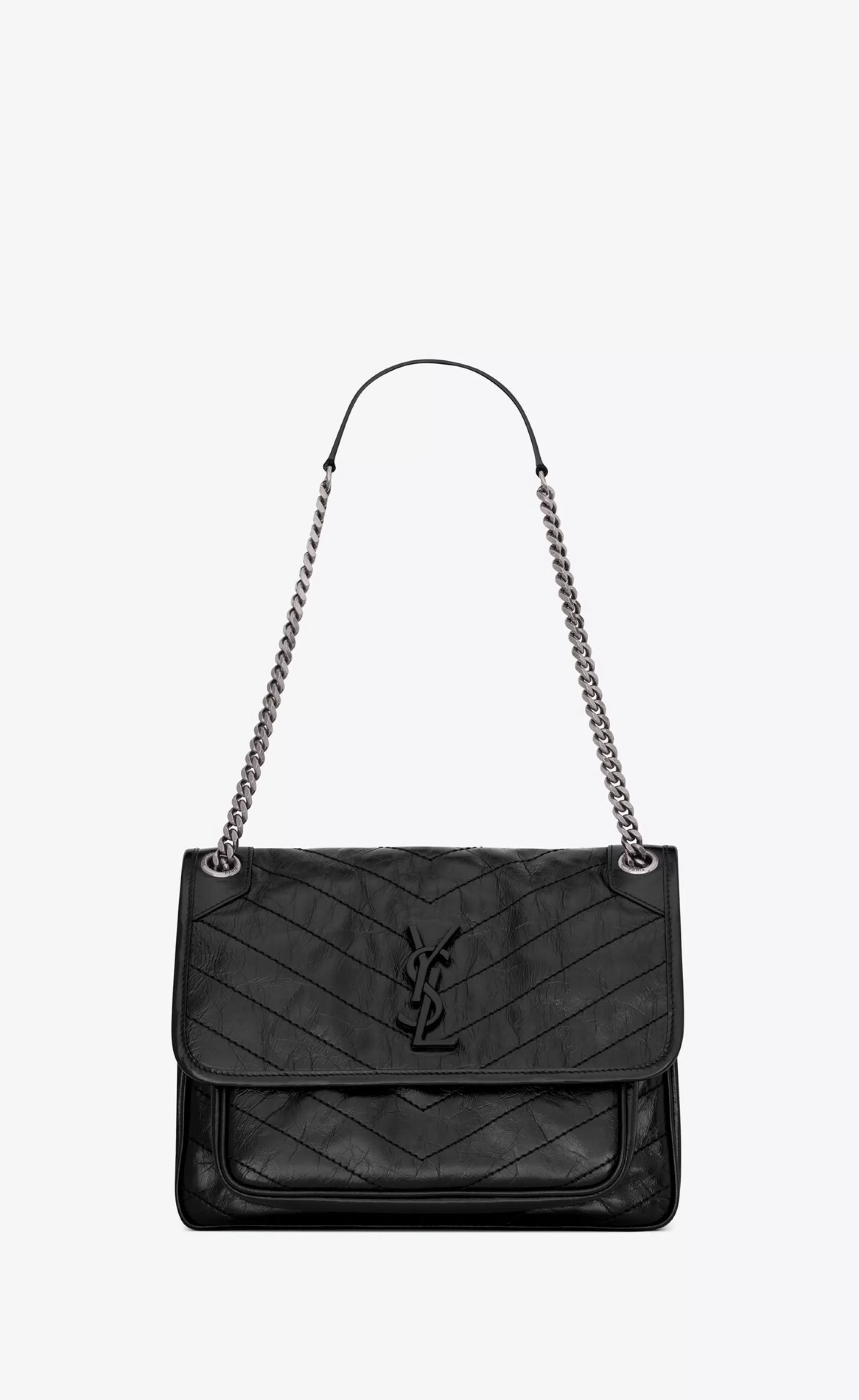 Women Saint Laurent SHOULDER BAGS | NIKI^NIKI MEDIUM IN VINTAGE LEATHER | | YSL.com