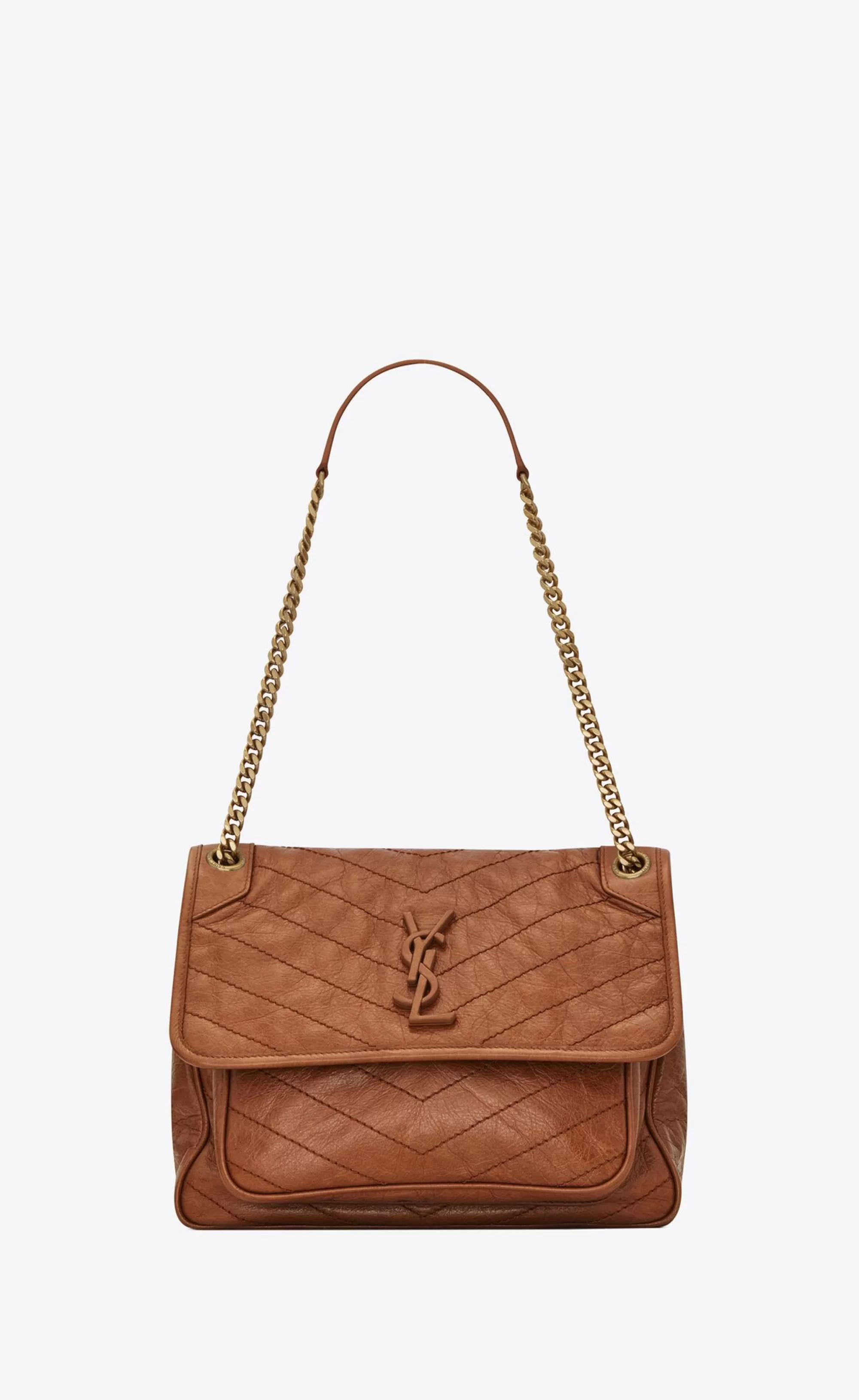Women Saint Laurent SHOULDER BAGS | NIKI^NIKI MEDIUM IN VINTAGE LEATHER | | YSL.com