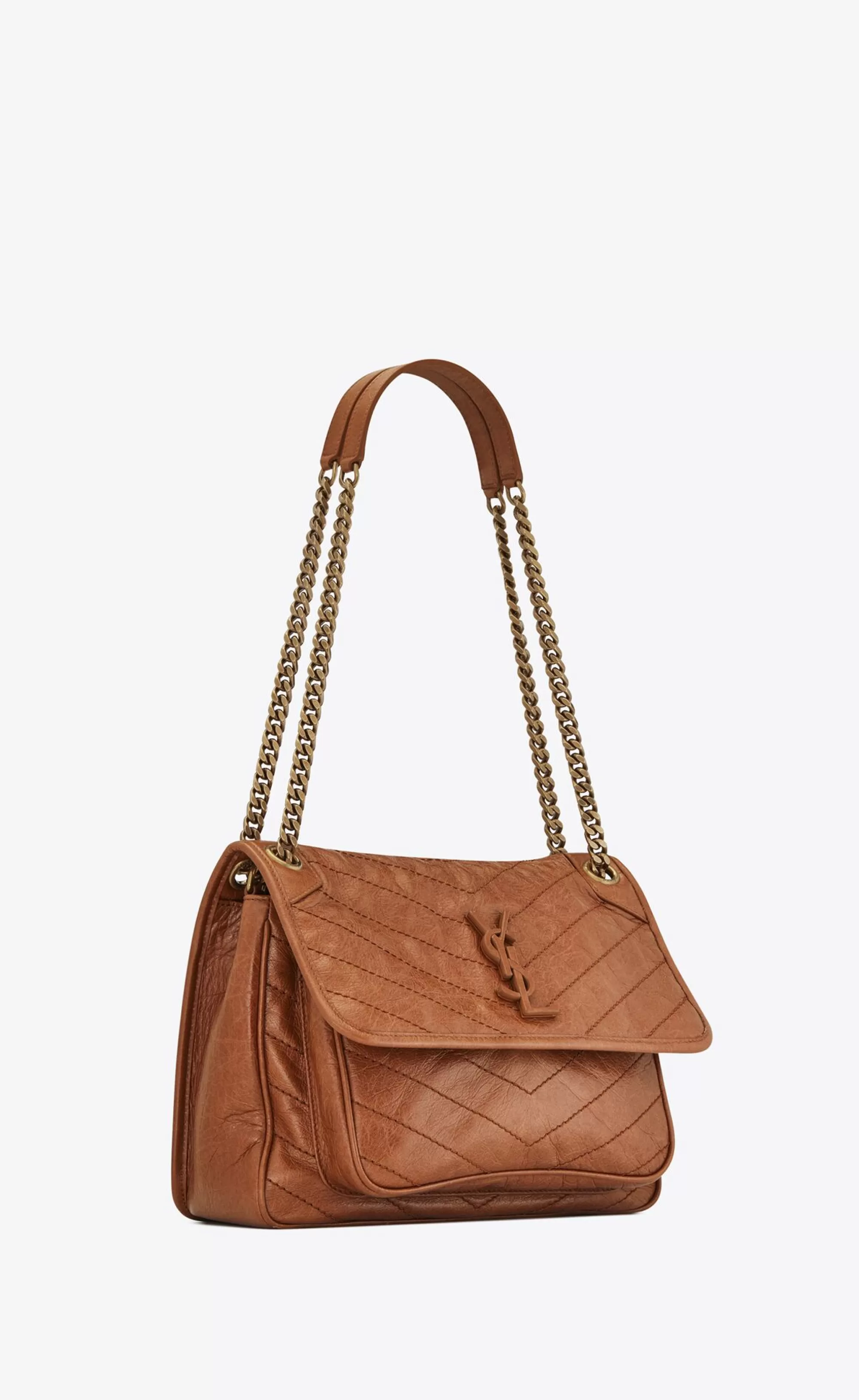 Women Saint Laurent SHOULDER BAGS | NIKI^NIKI MEDIUM IN VINTAGE LEATHER | | YSL.com