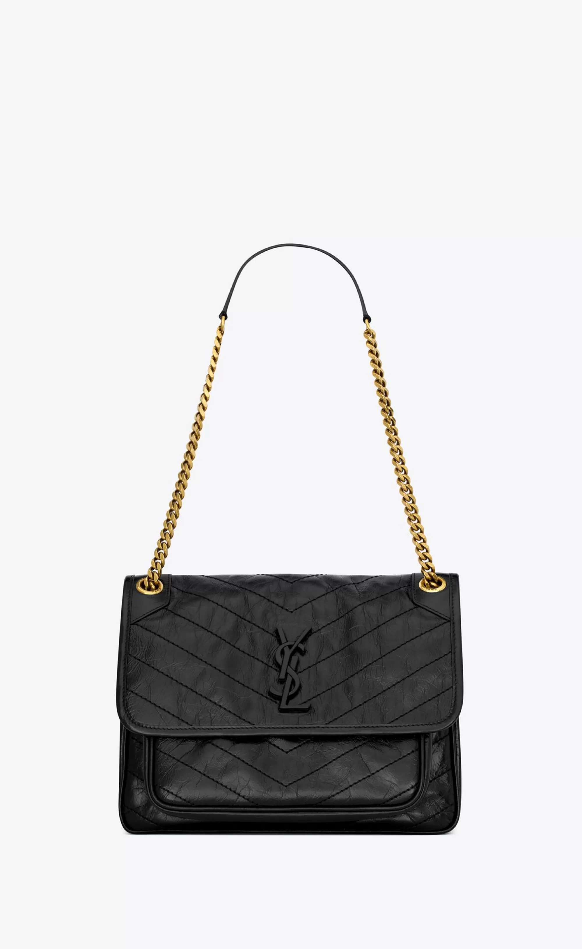 Women Saint Laurent SHOULDER BAGS | NIKI^NIKI MEDIUM IN VINTAGE LEATHER | | YSL.com