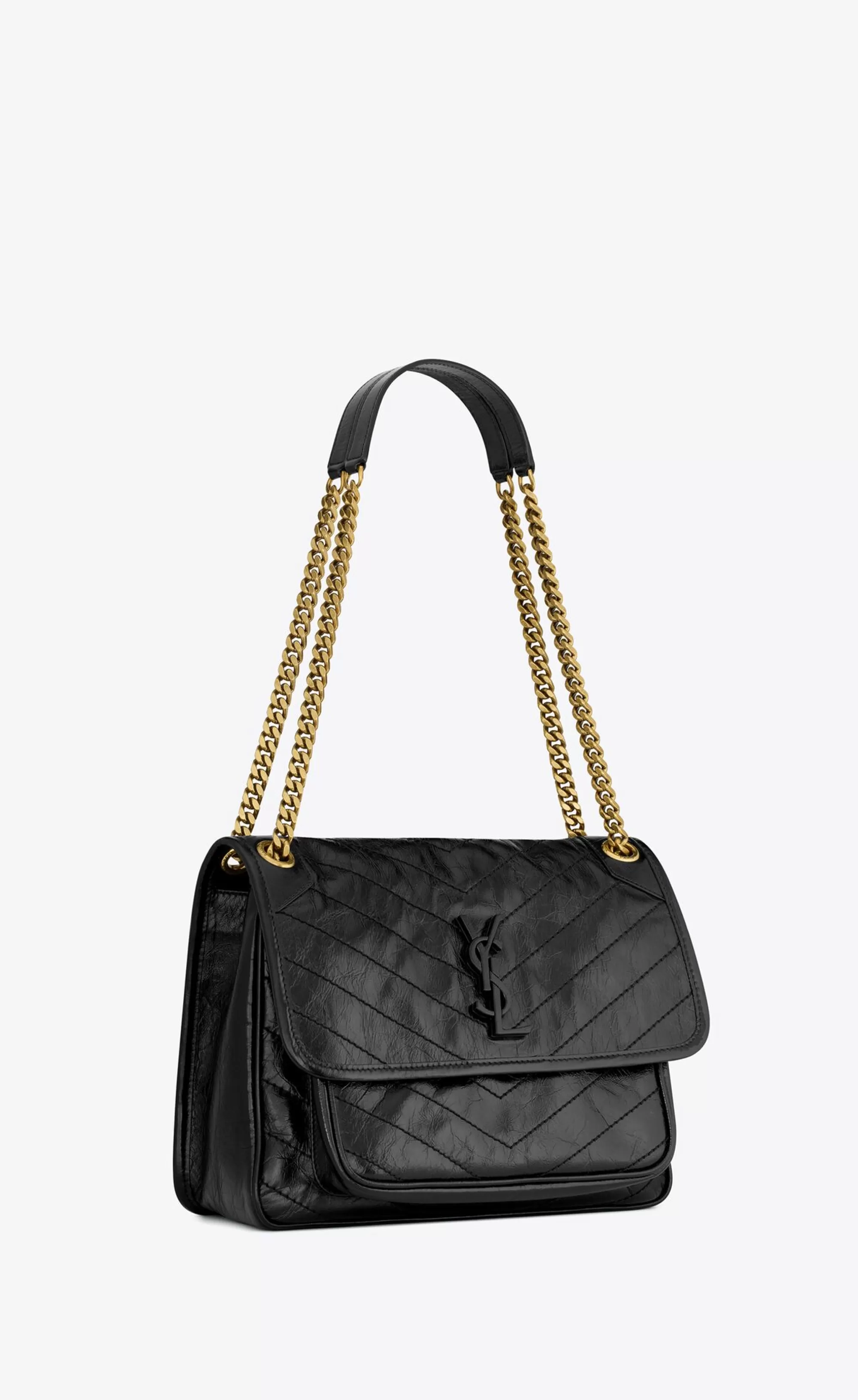 Women Saint Laurent SHOULDER BAGS | NIKI^NIKI MEDIUM IN VINTAGE LEATHER | | YSL.com