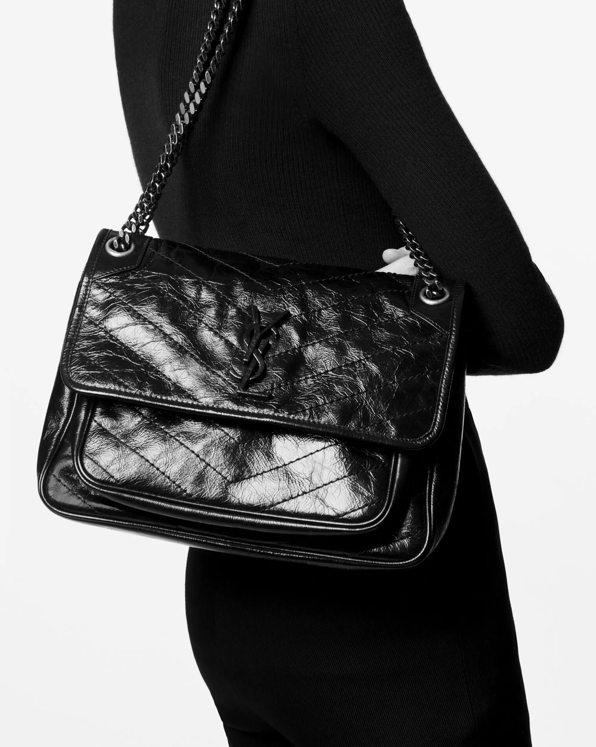 Women Saint Laurent NIKI | SHOULDER BAGS^NIKI MEDIUM IN VINTAGE LEATHER | | YSL.com