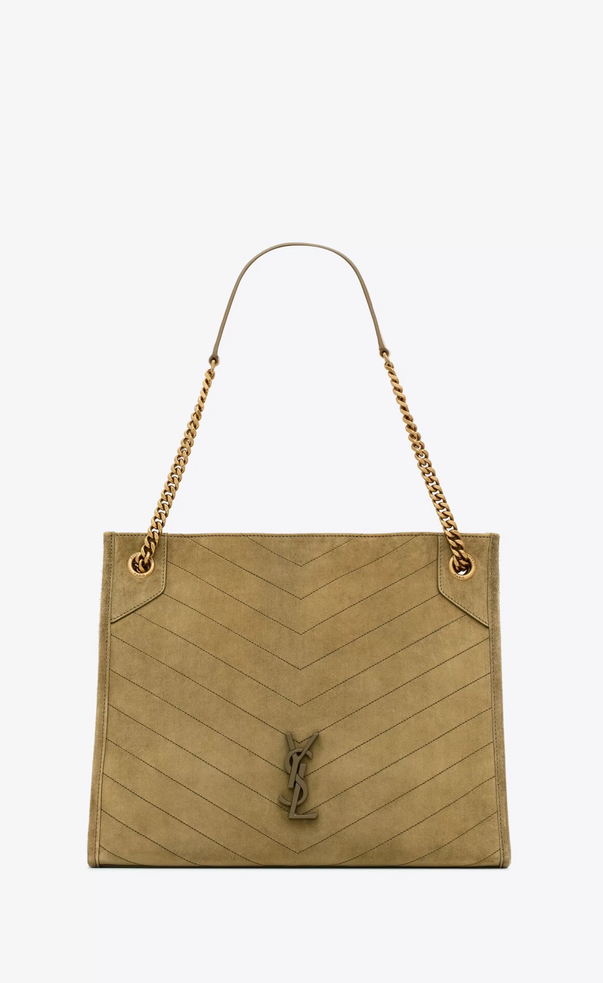 Women Saint Laurent TOTES AND SHOPPINGS | SHOULDER BAGS^NIKI Medium Shopping In Suede | | YSL.com