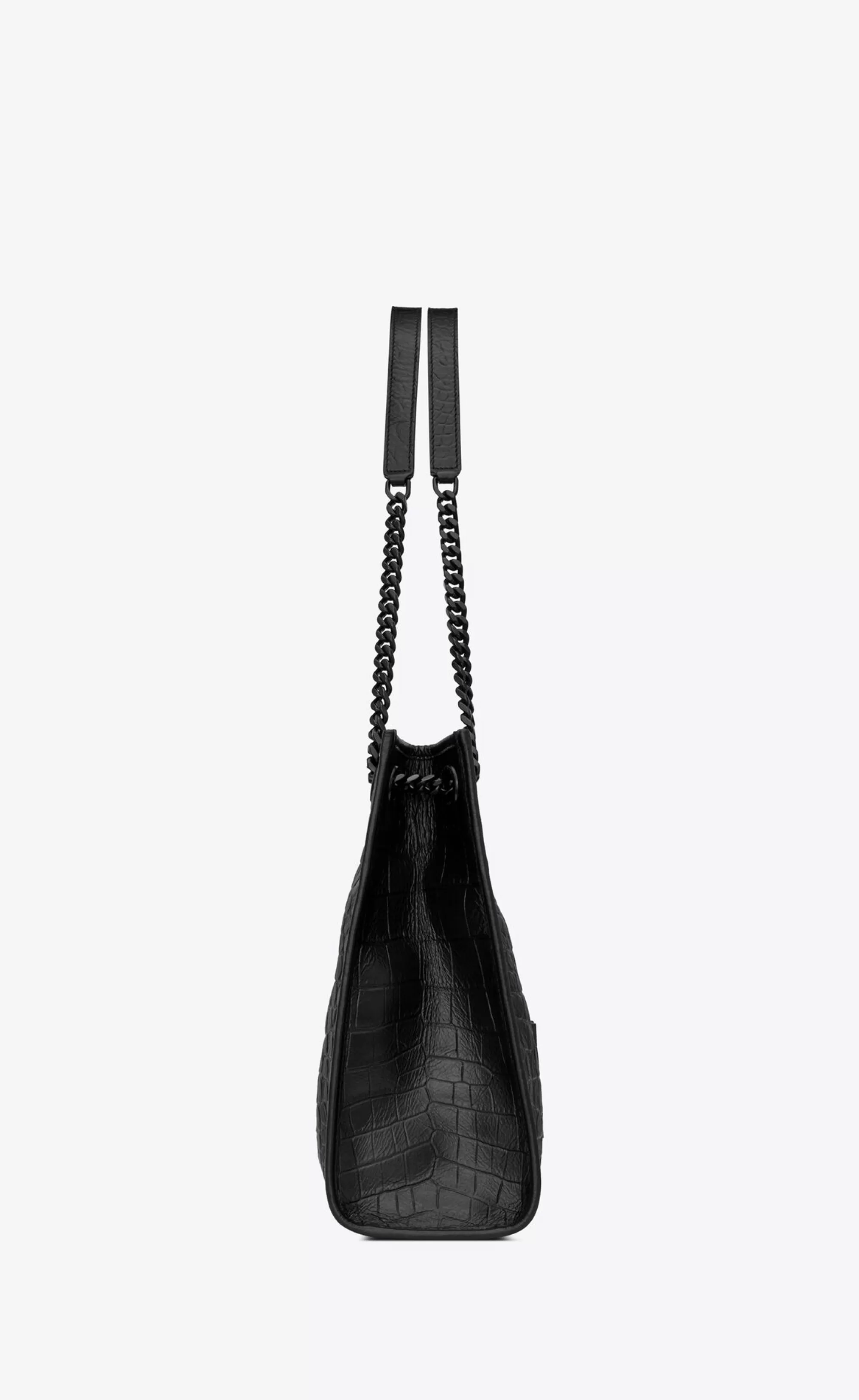 Women Saint Laurent TOTES AND SHOPPINGS | NIKI^NIKI Shopping In Crocodile-embossed Leather | | YSL.com
