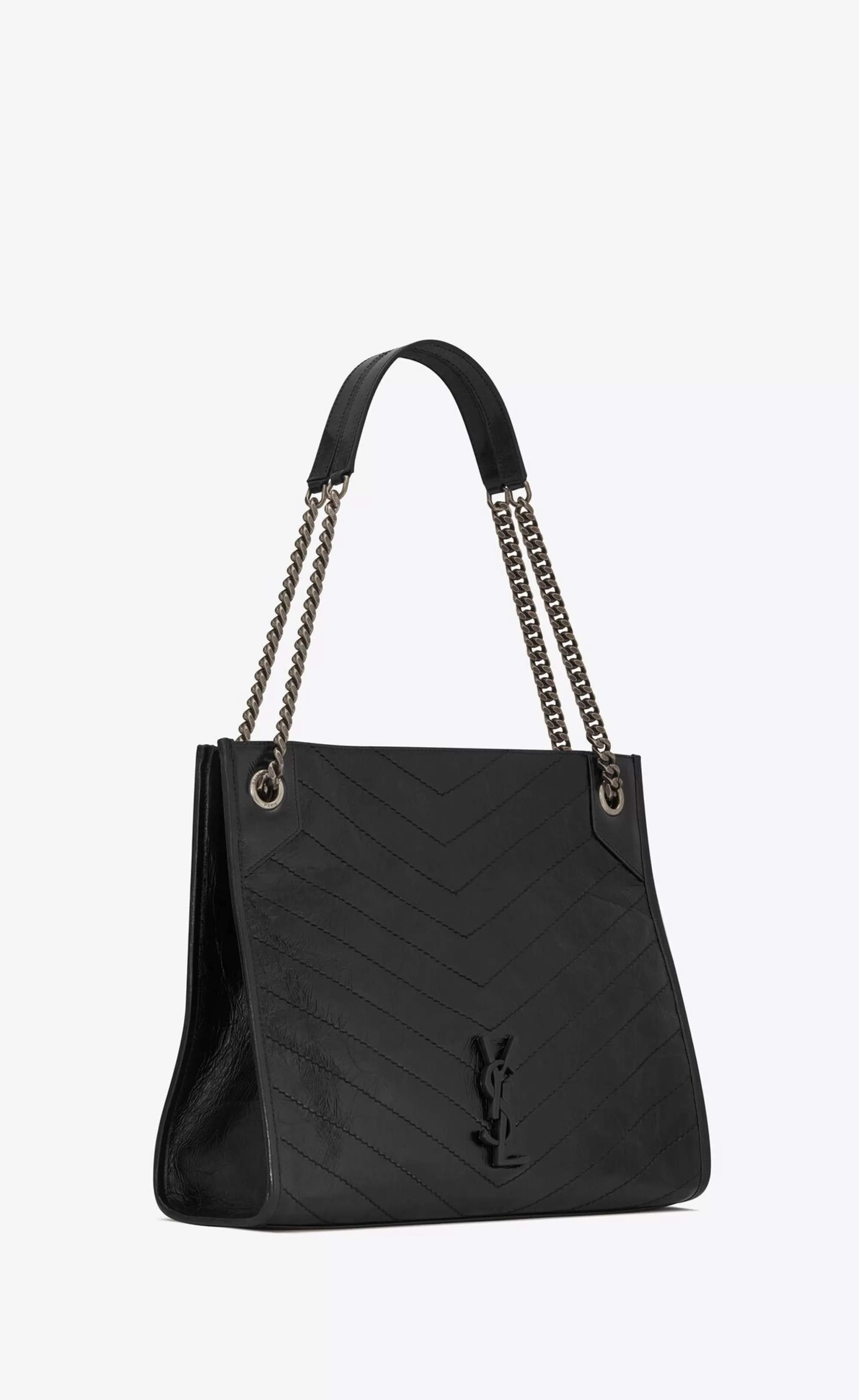 Women Saint Laurent TOTES AND SHOPPINGS | SHOULDER BAGS^NIKI SHOPPING IN VINTAGE LEATHER | | YSL.com