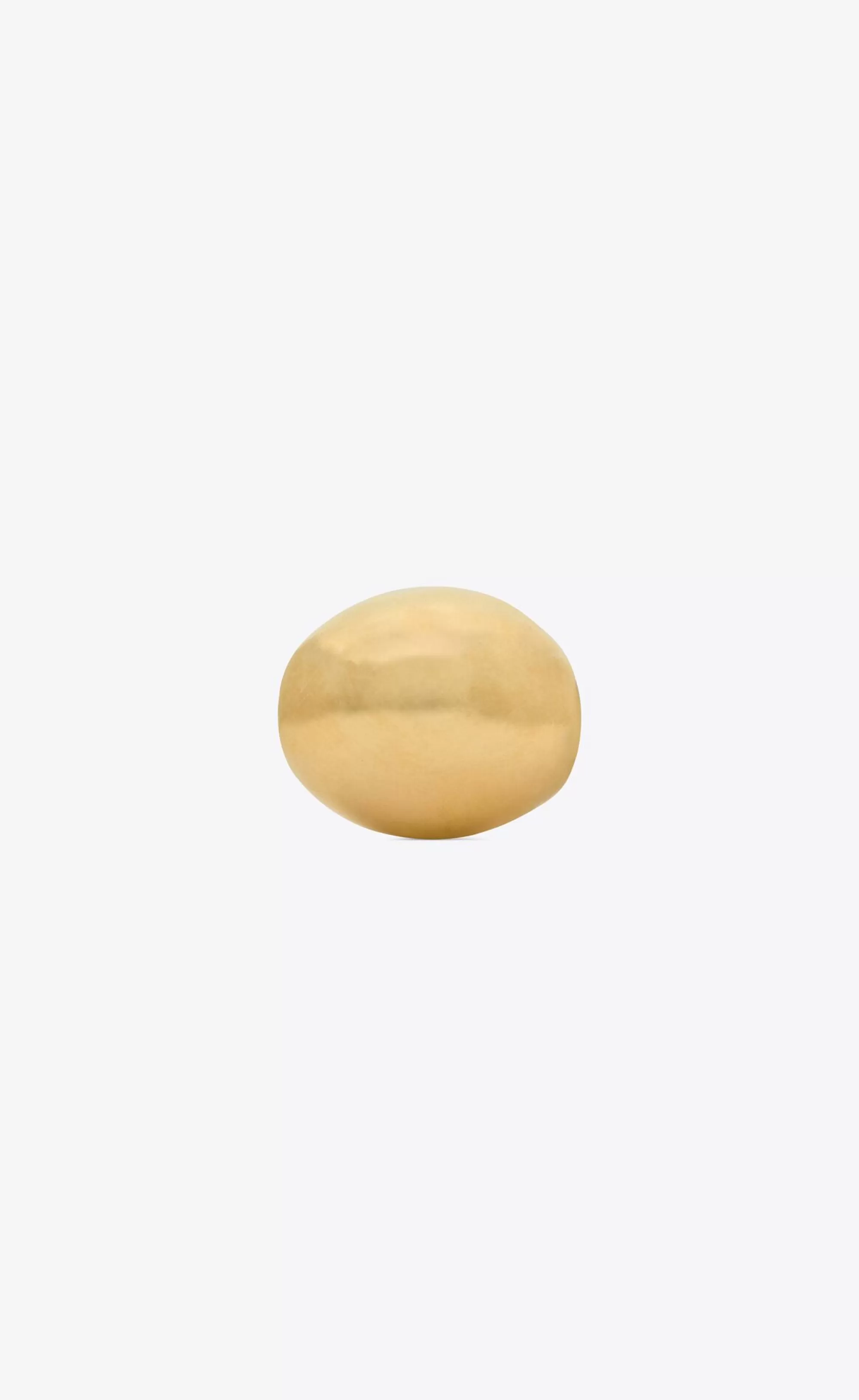 Women Saint Laurent RINGS^OVERSIZED EGG RING IN METAL | | YSL.com