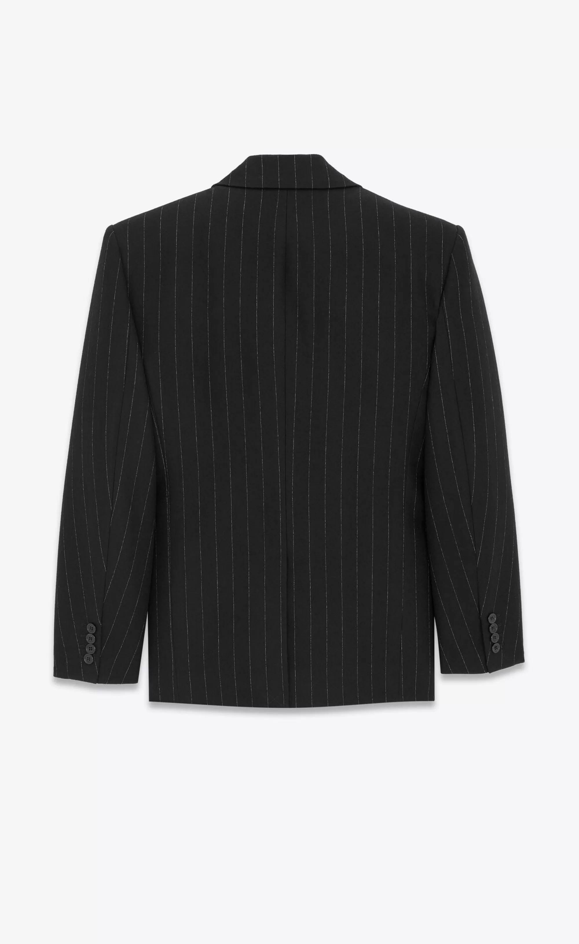 Saint Laurent ALL READY TO WEAR | SMOKING^Oversized Jacket In Pinstripe Wool Felt | | YSL.com