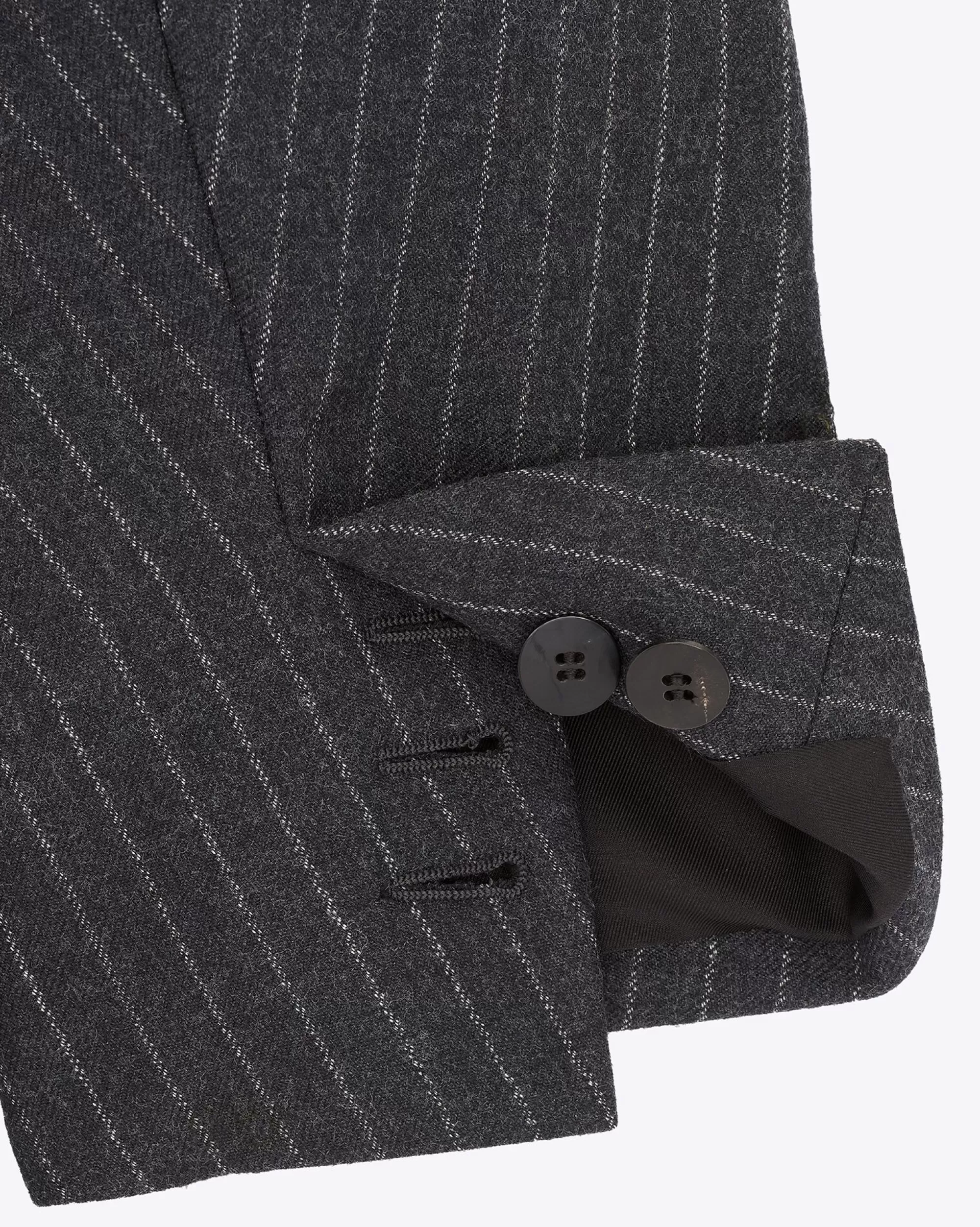 Saint Laurent ALL READY TO WEAR | JACKETS AND PANTS^Oversized Jacket In RIVE GAUCHE Striped Flannel | | YSL.com