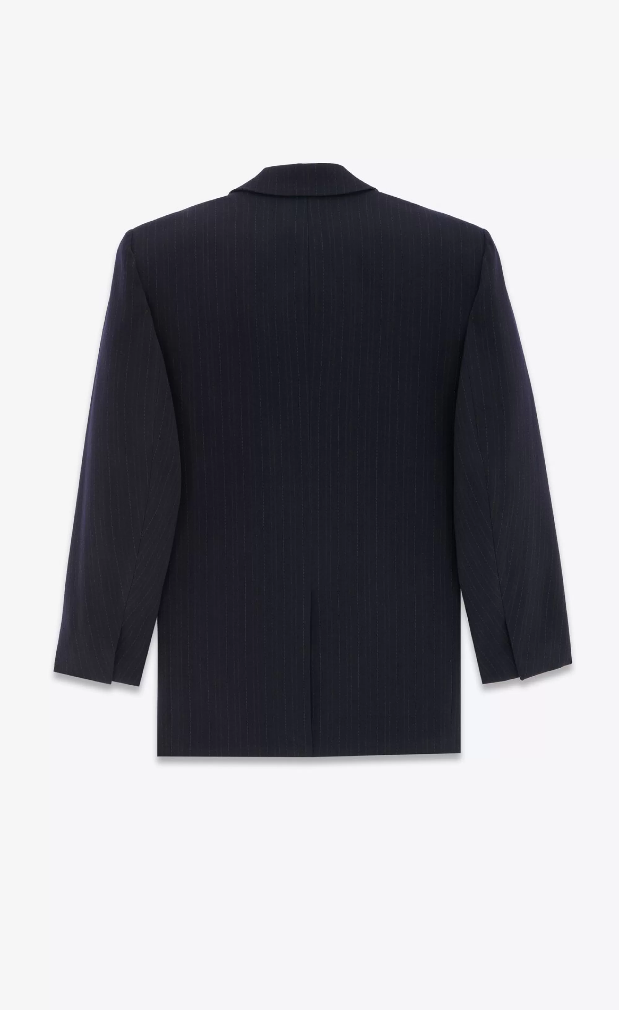 Saint Laurent ALL READY TO WEAR | JACKETS AND PANTS^Oversized Jacket In Striped Wool | | YSL.com