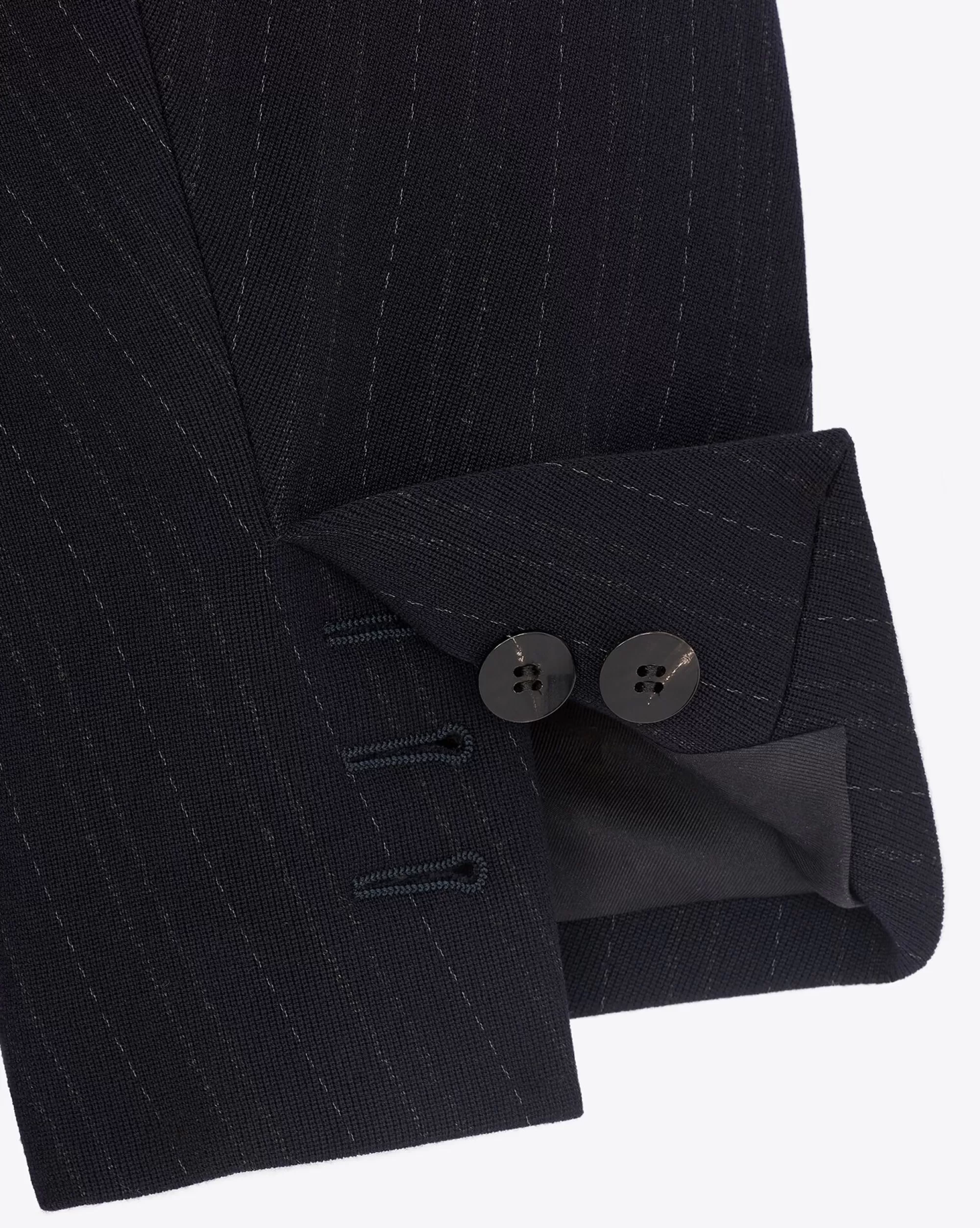 Saint Laurent ALL READY TO WEAR | JACKETS AND PANTS^Oversized Jacket In Striped Wool | | YSL.com