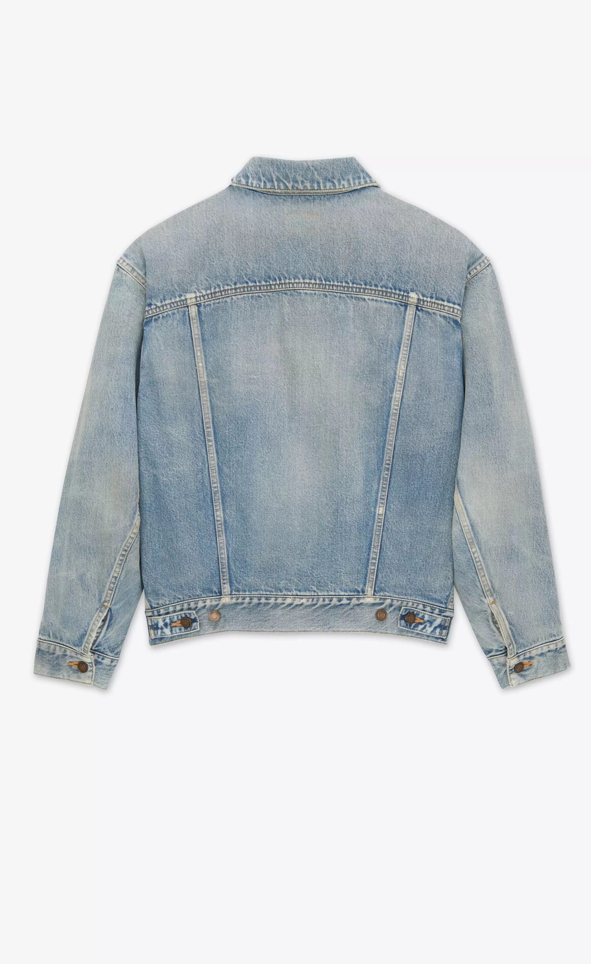 Women Saint Laurent Denim^Oversized Jacket In Denim | | YSL.com