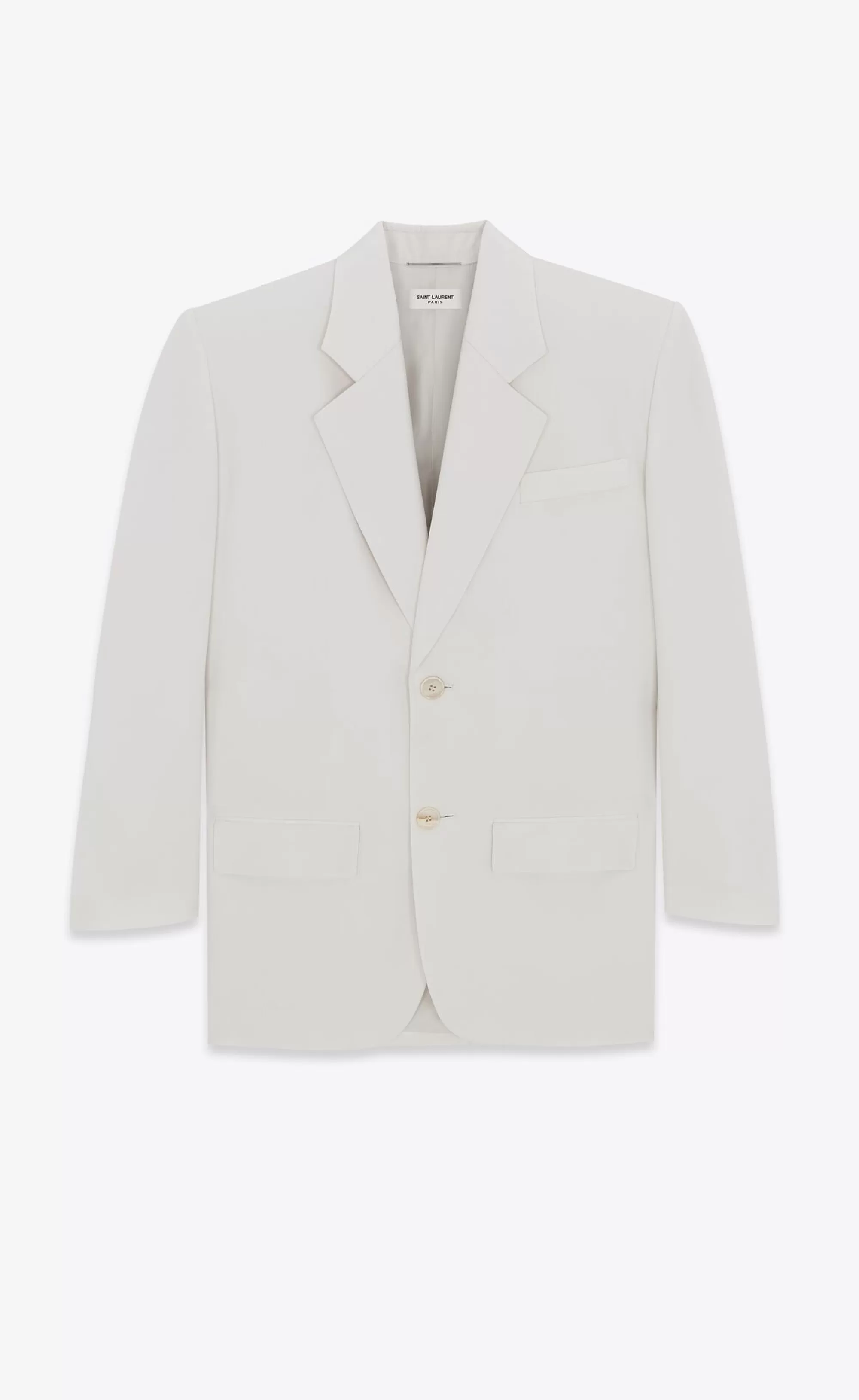 Saint Laurent ALL READY TO WEAR | JACKETS AND PANTS^Oversized Jacket In Wool Gabardine | | YSL.com