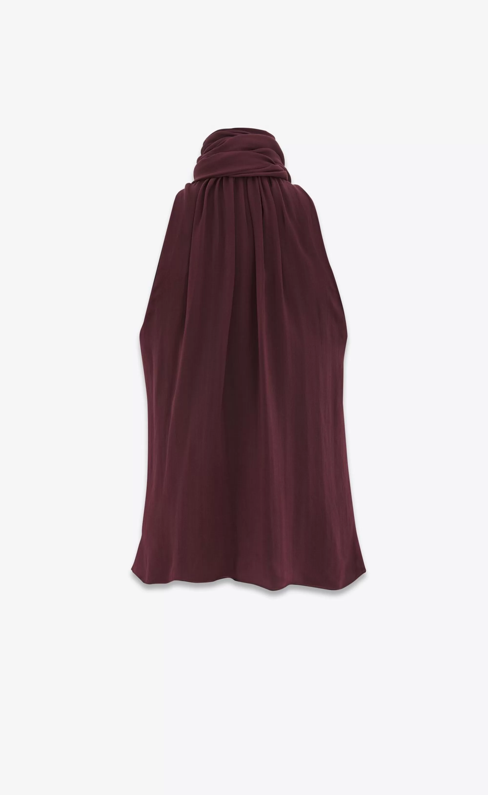 Saint Laurent ALL READY TO WEAR | SHIRTS^Oversized Lavallière-neck Top In Silk Muslin | | YSL.com