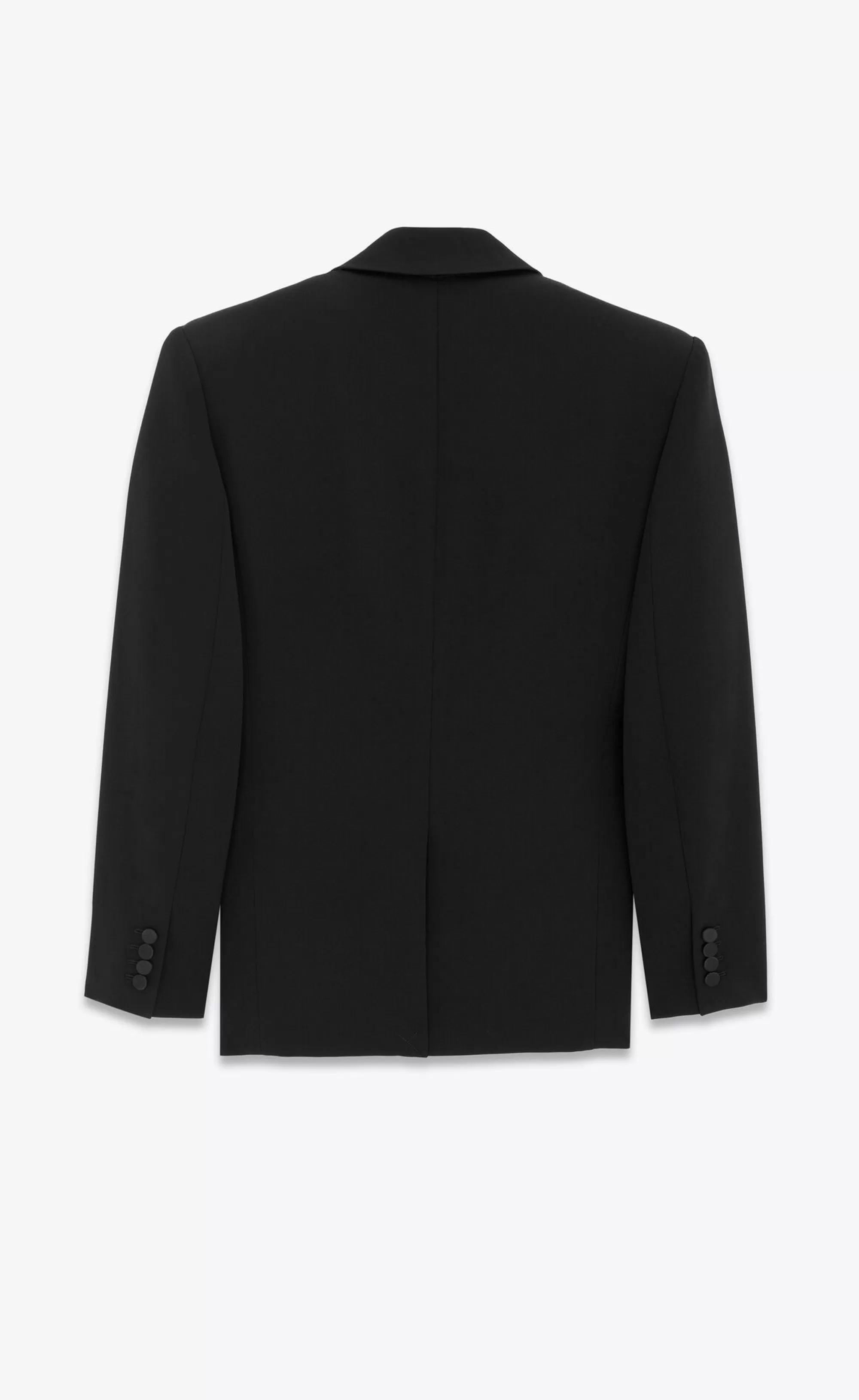 Saint Laurent ALL READY TO WEAR | SMOKING^Oversized Tuxedo Jacket In GRAIN DE POUDRE | | YSL.com