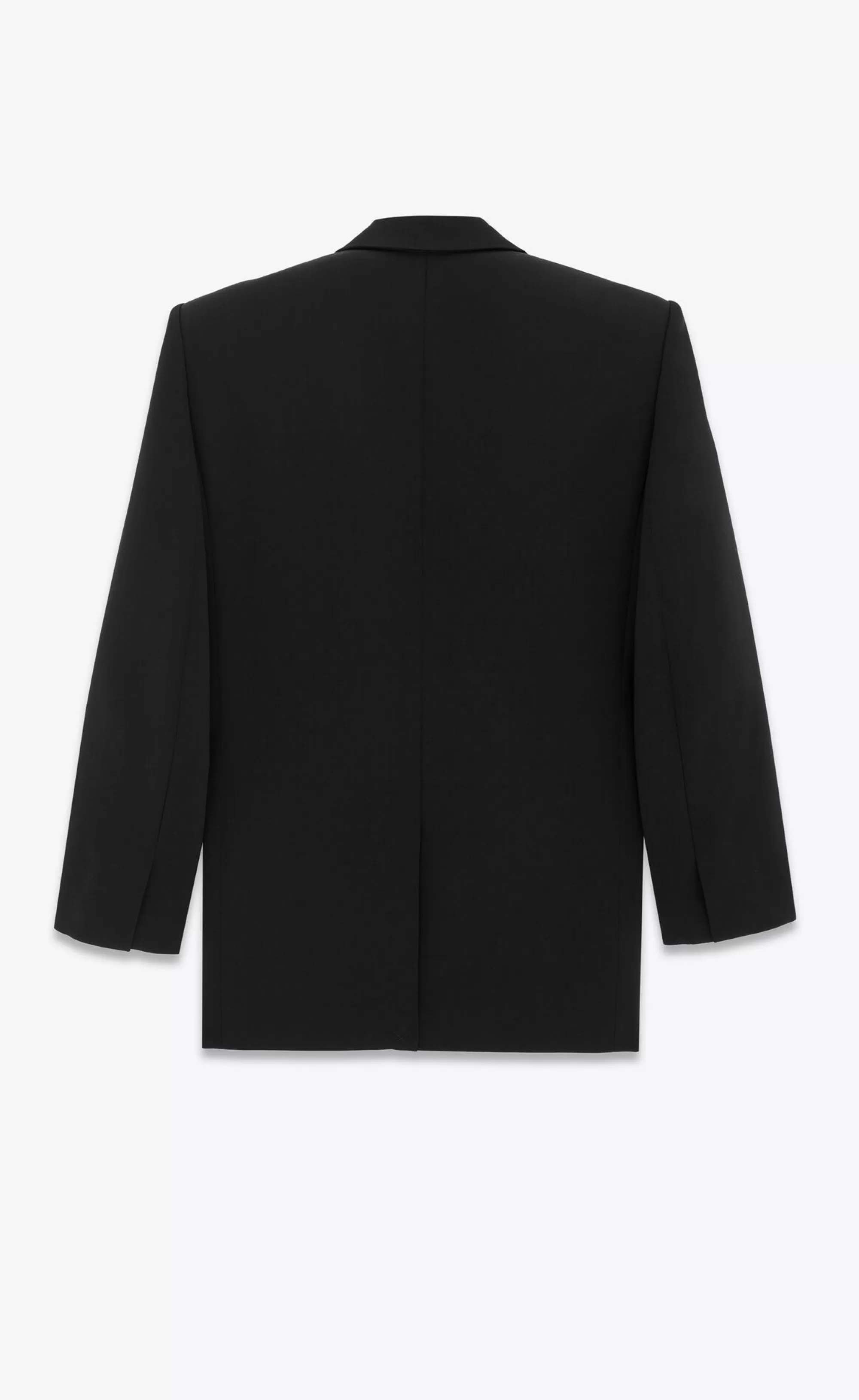 Saint Laurent ALL READY TO WEAR | JACKETS AND PANTS^Oversized Tuxedo Jacket In GRAIN DE POUDRE | | YSL.com