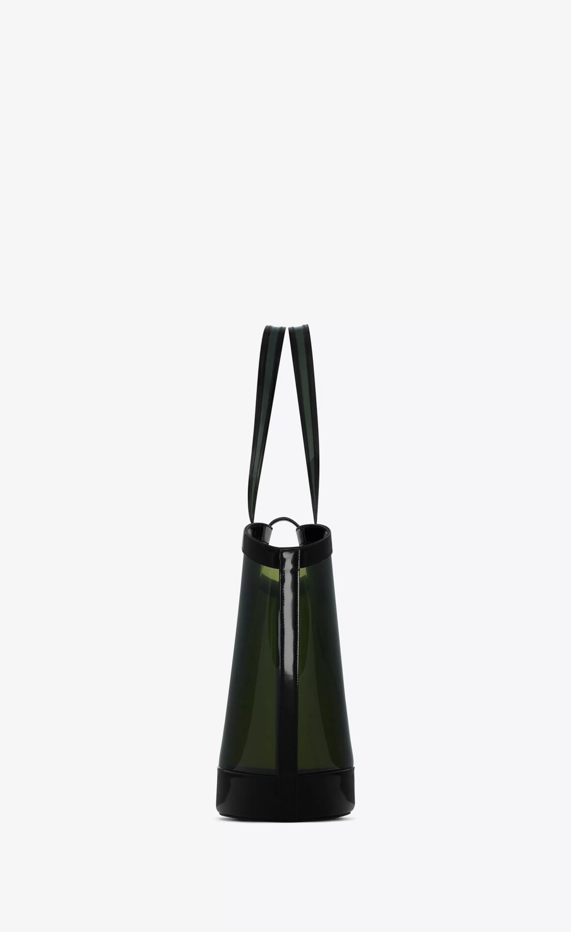 Women Saint Laurent TOTES AND SHOPPINGS^PANIER Medium In Vinyl And Shiny Leather | | YSL.com