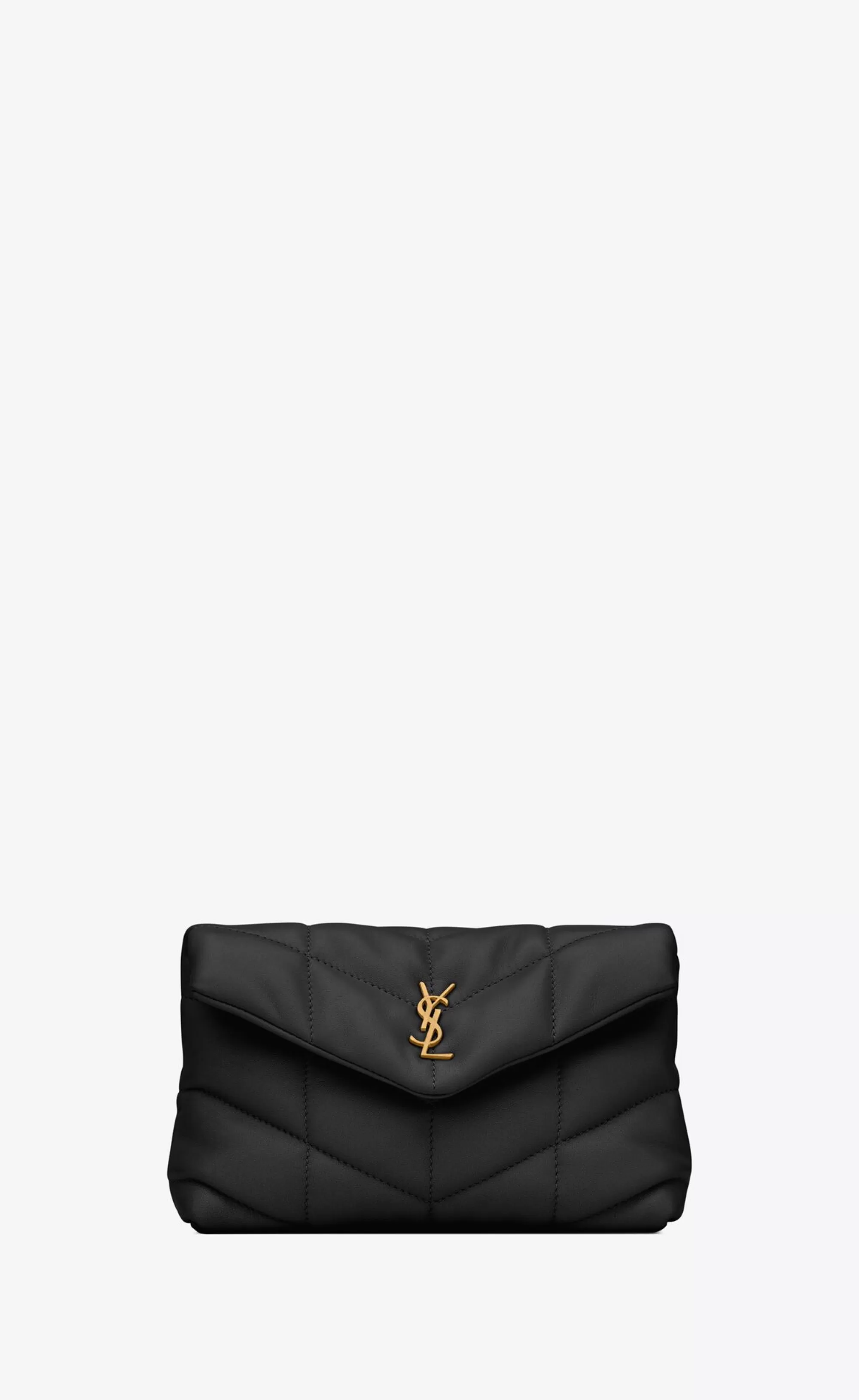 Women Saint Laurent pouches^PUFFER Small Pouch In Quilted Nappa Leather | | YSL.com