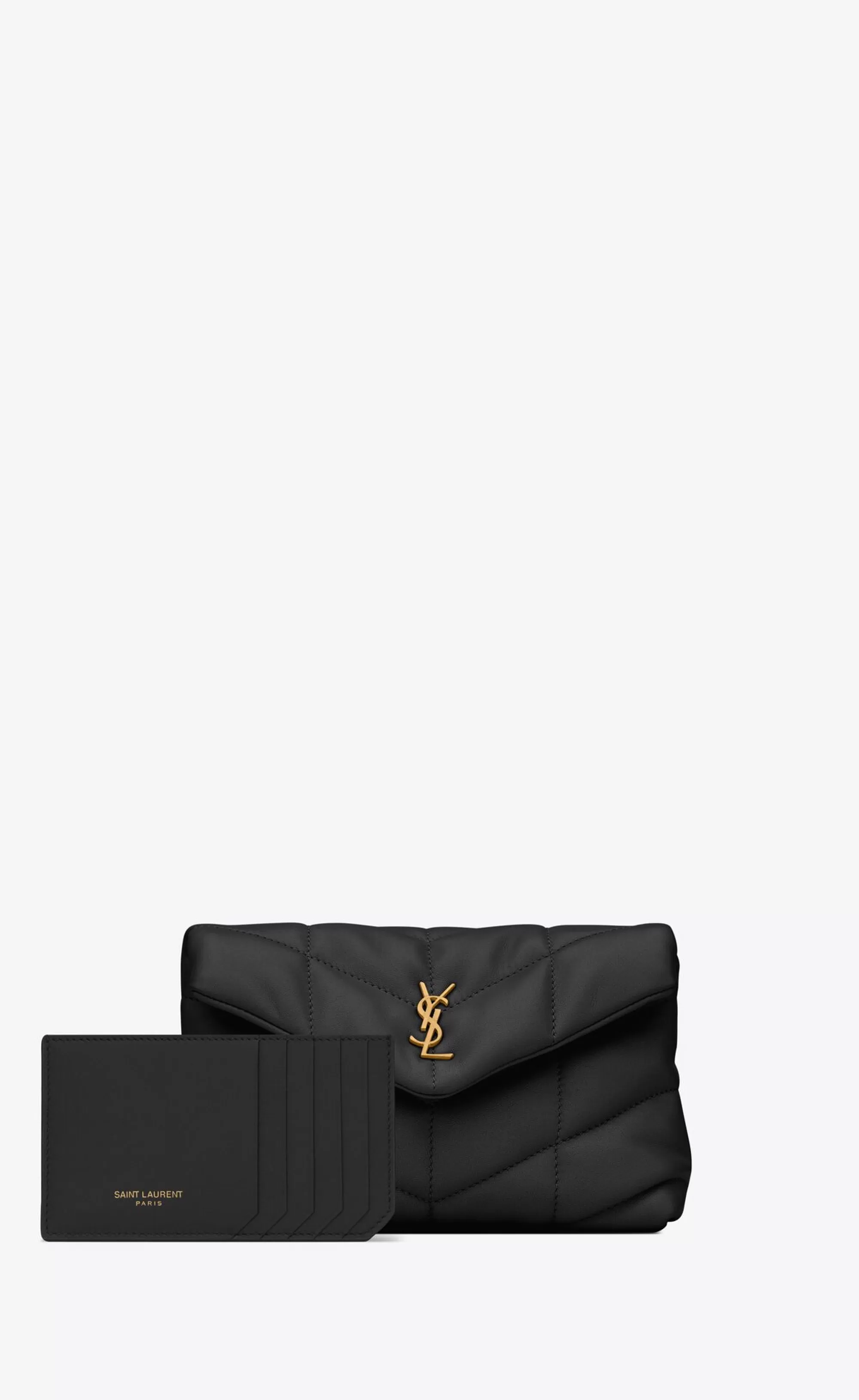 Women Saint Laurent pouches^PUFFER Small Pouch In Quilted Nappa Leather | | YSL.com