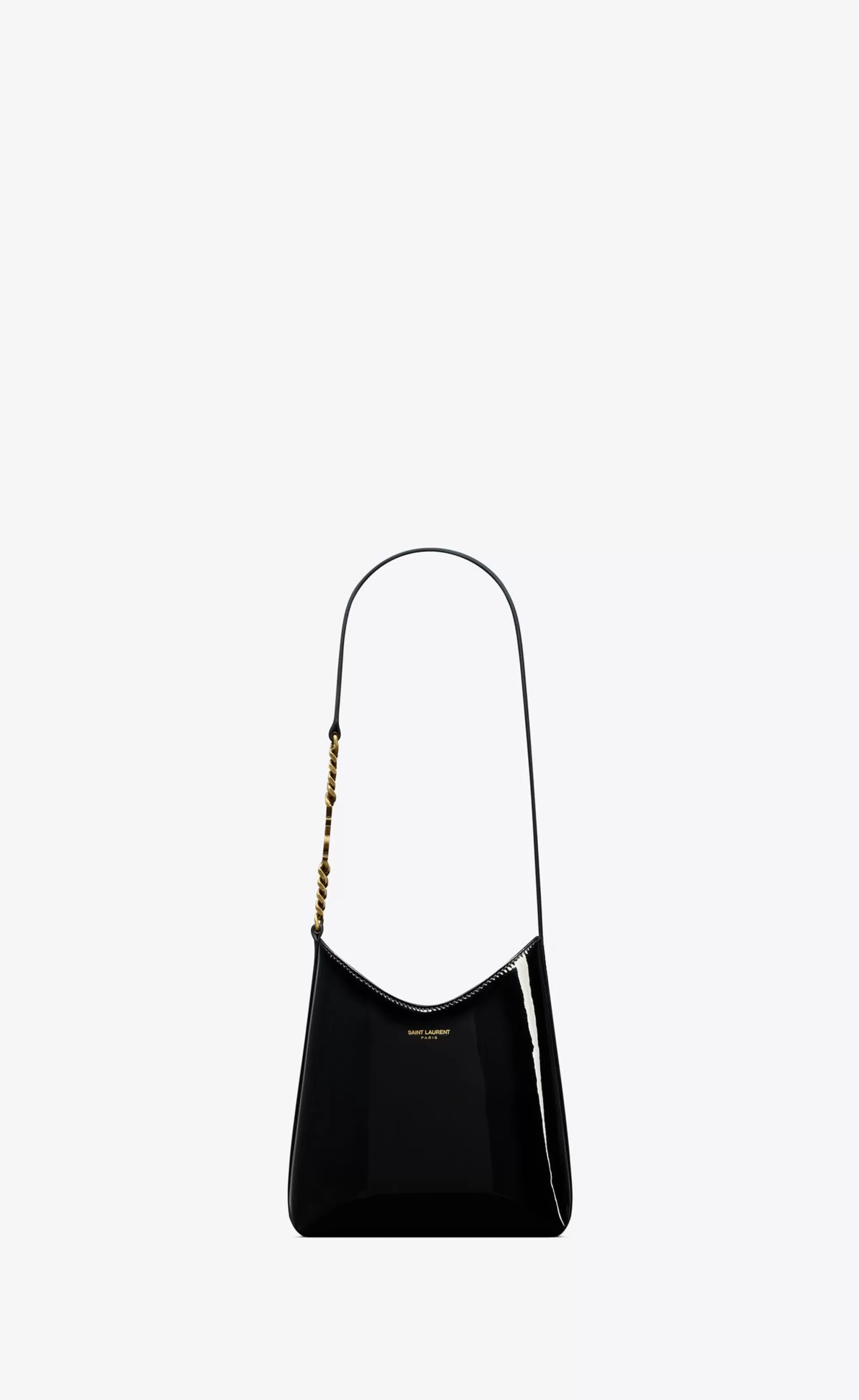 Women Saint Laurent SHOULDER BAGS^RENDEZ-VOUS Mini Hobo Bag In Patent Leather | | YSL.com