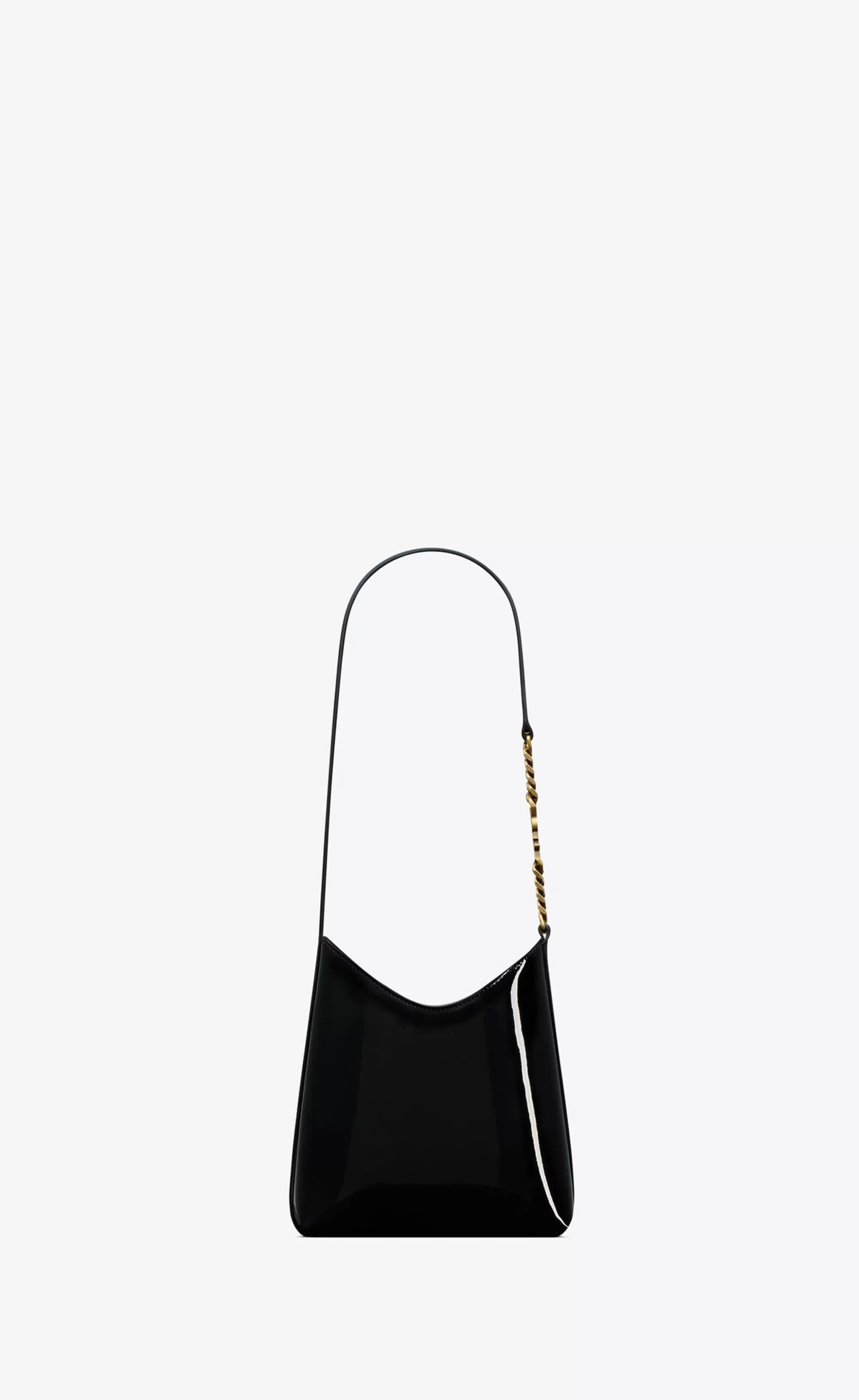 Women Saint Laurent SHOULDER BAGS^RENDEZ-VOUS Mini Hobo Bag In Patent Leather | | YSL.com