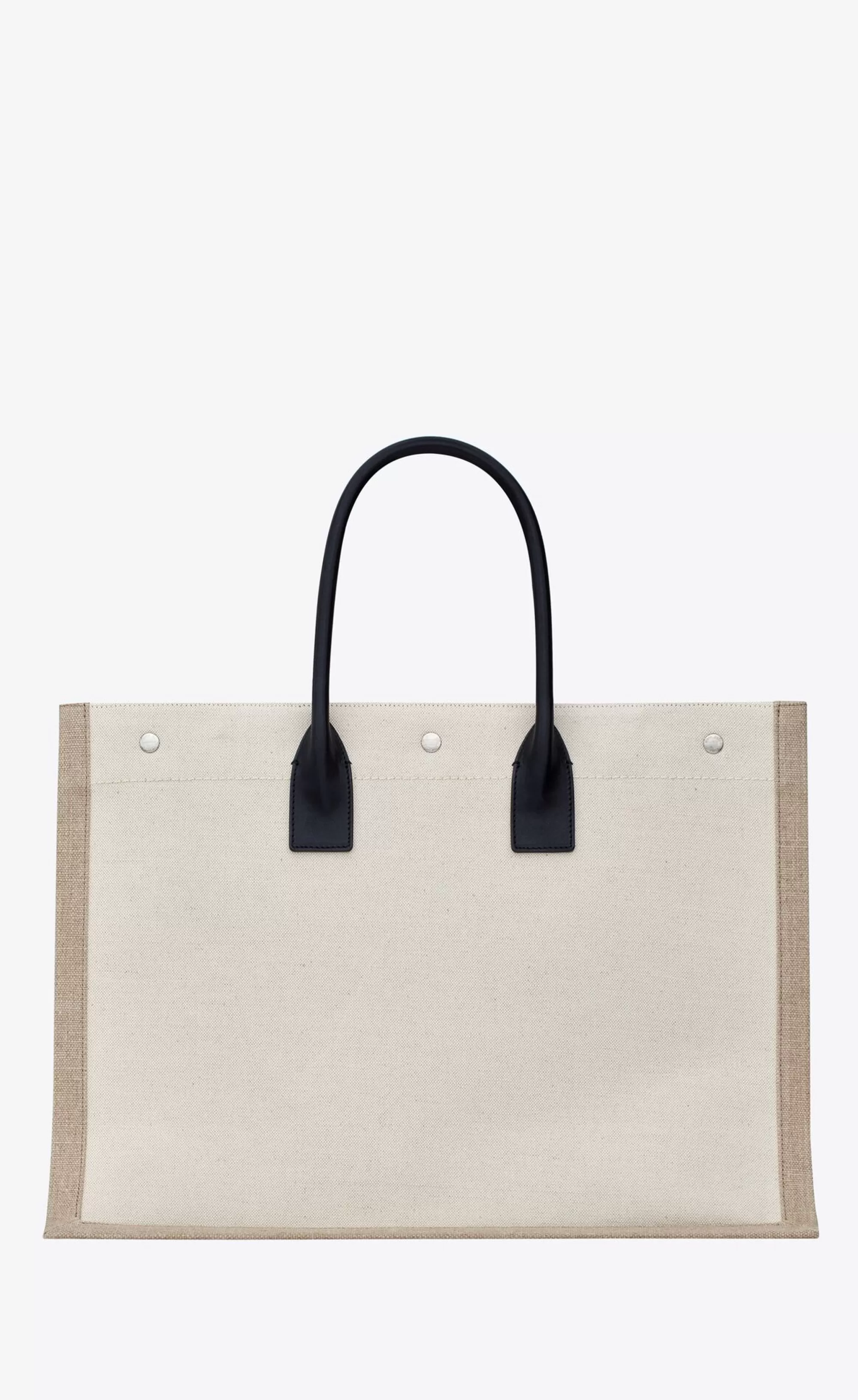 Saint Laurent SHOPPING BAGS^RIVE GAUCHE Large Tote Bag In Printed Canvas And Leather | | YSL.com
