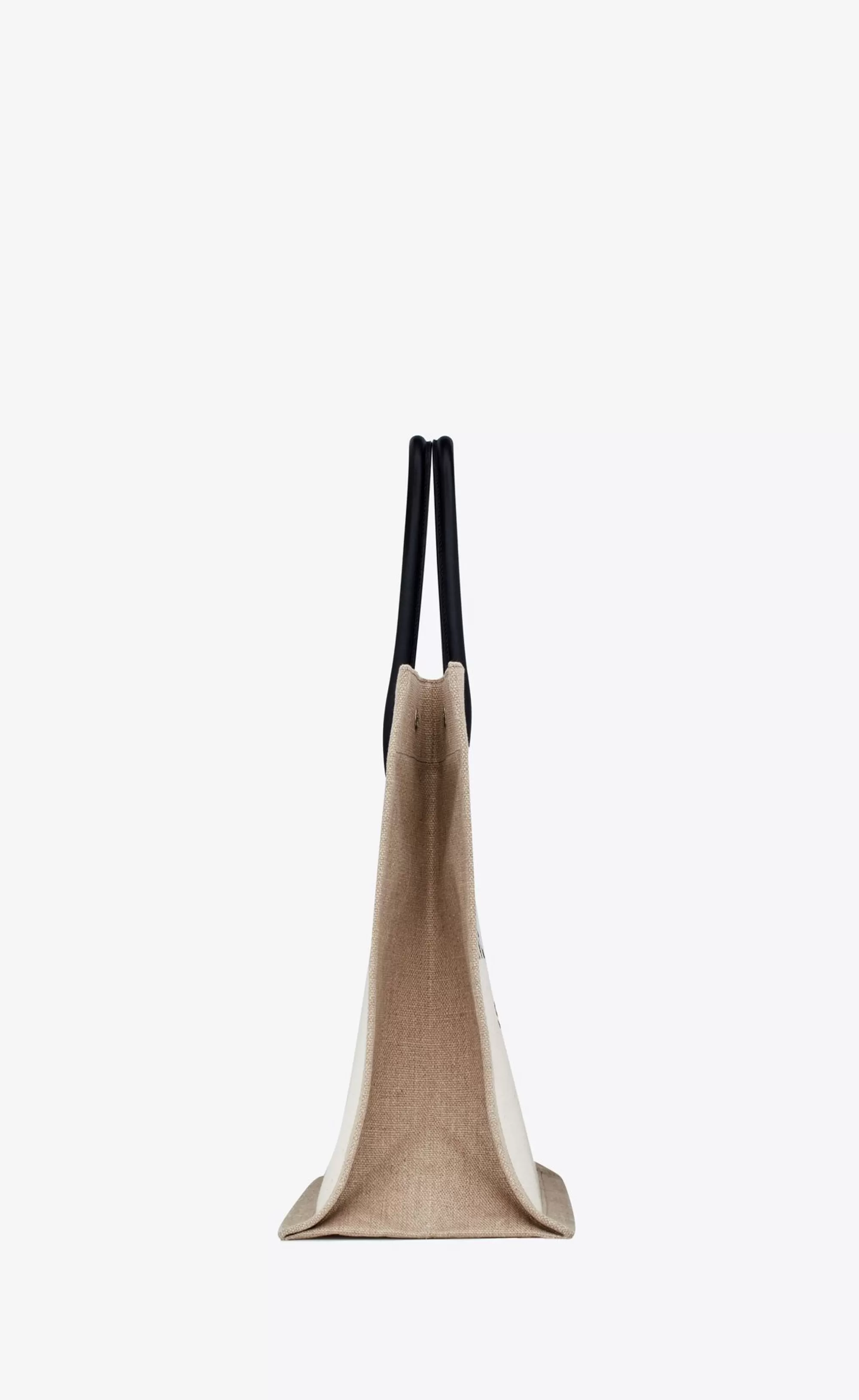 Saint Laurent SHOPPING BAGS^RIVE GAUCHE Large Tote Bag In Printed Canvas And Leather | | YSL.com
