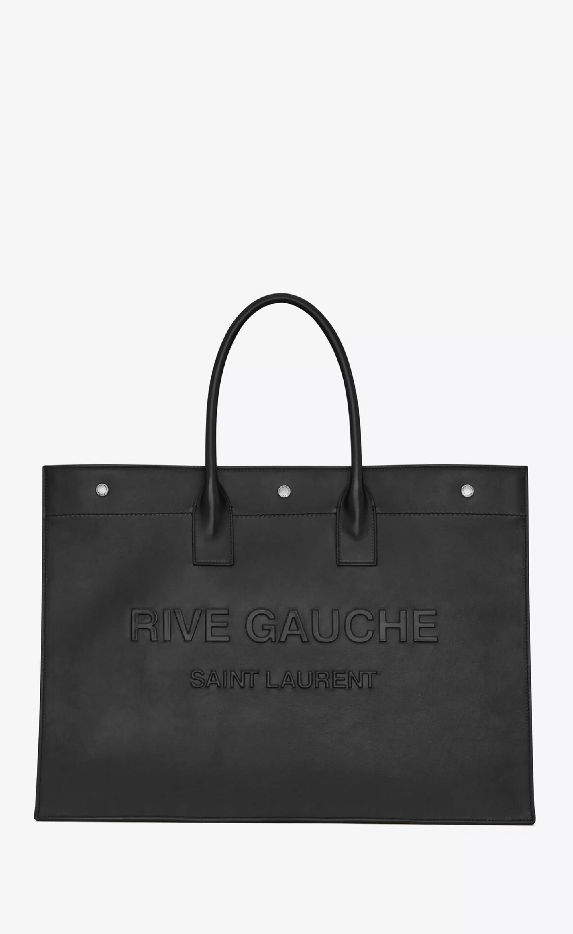 Saint Laurent SHOPPING BAGS^RIVE GAUCHE Large Tote Bag In Smooth Leather | | YSL.com